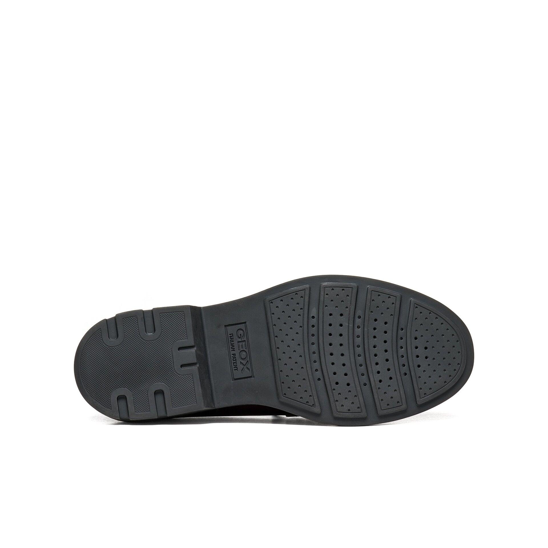Geox Swelen Moccasins leather in Dark Burgundy, sole (SKU D665GK_00043--C7357)