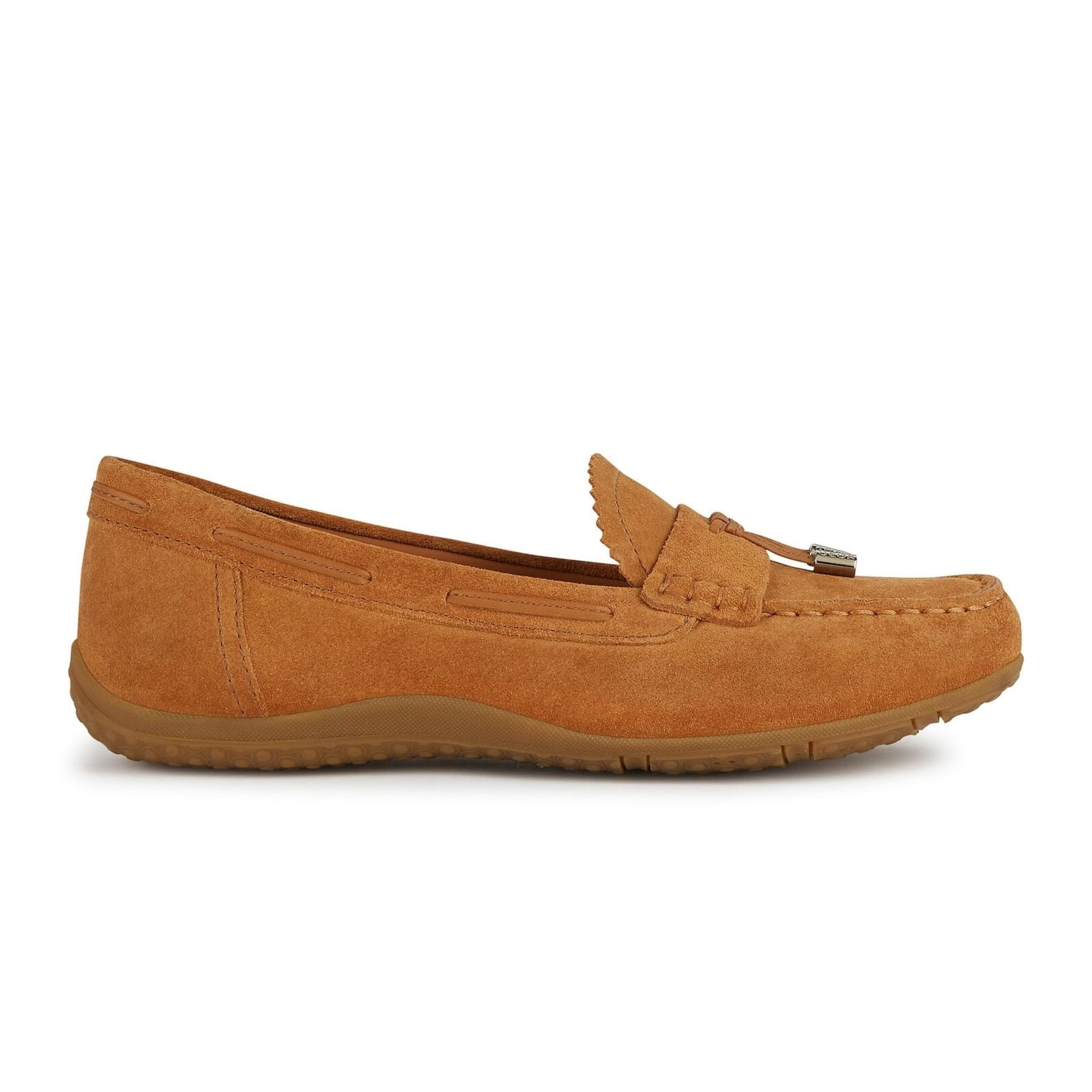 Geox Vega Moc Moccassins D35DNA_00022 in Cognac