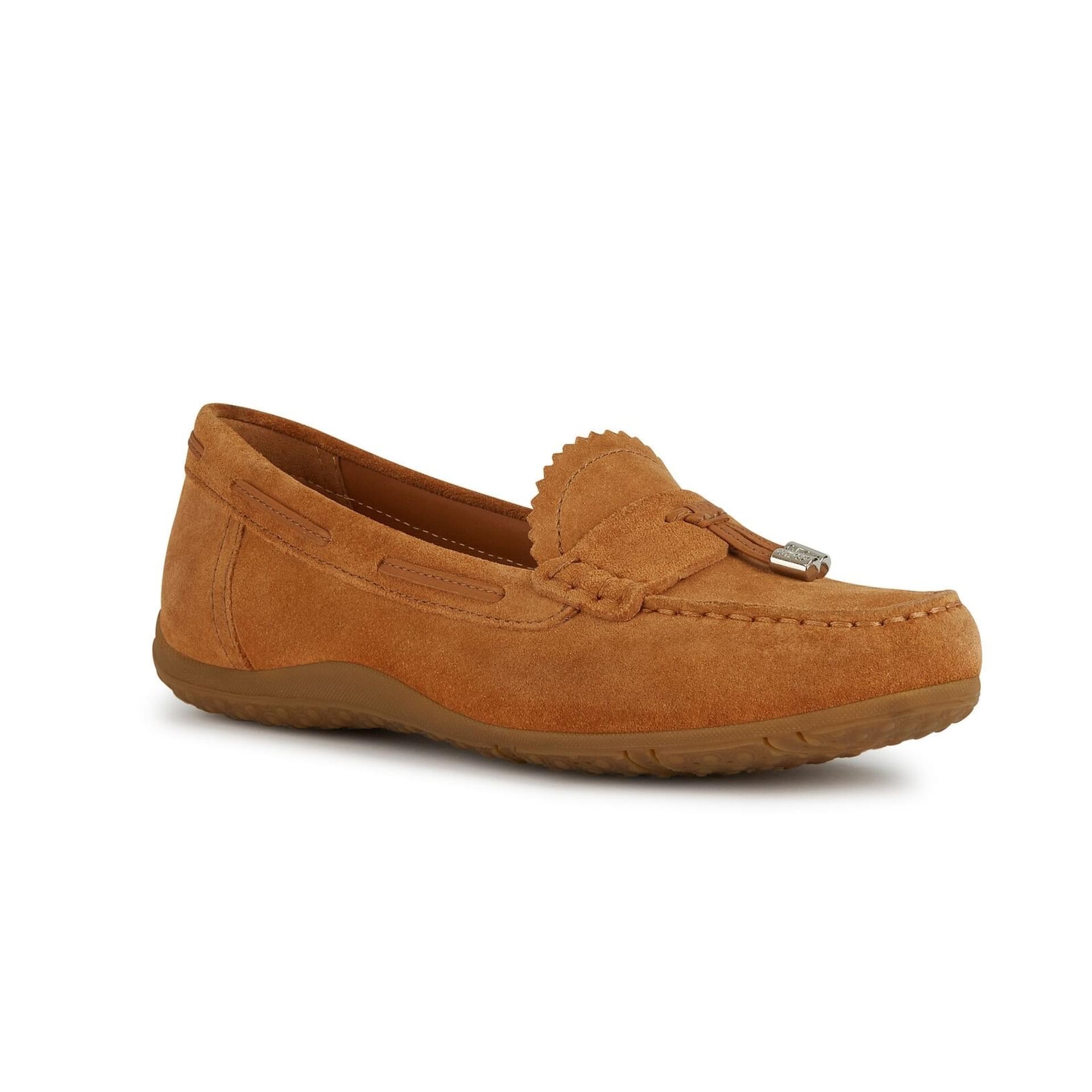 Geox Vega Moc Moccassins D35DNA_00022 in Cognac