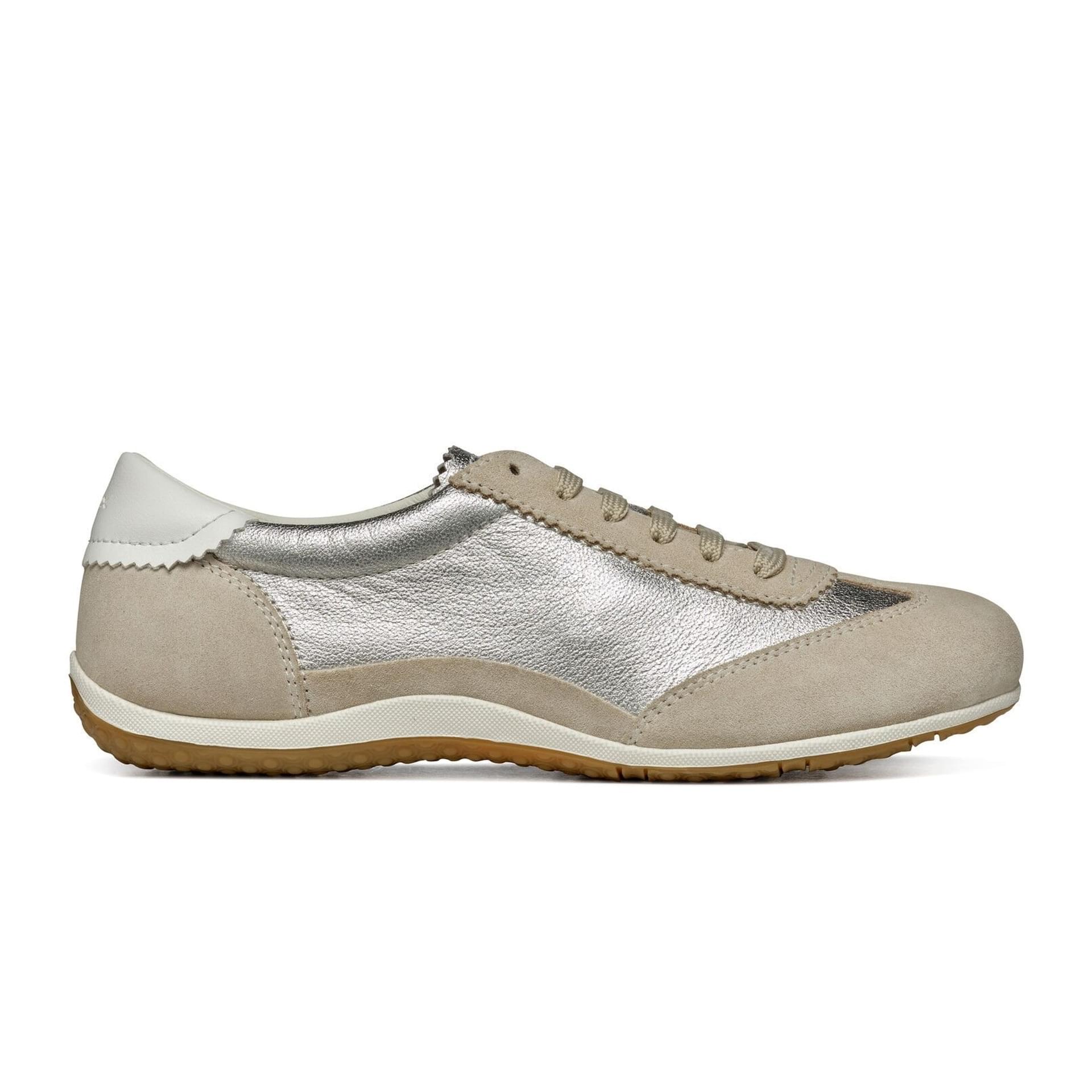 Geox Vega Sneakers D4509A_022BV in Light Taupe/Light Gold