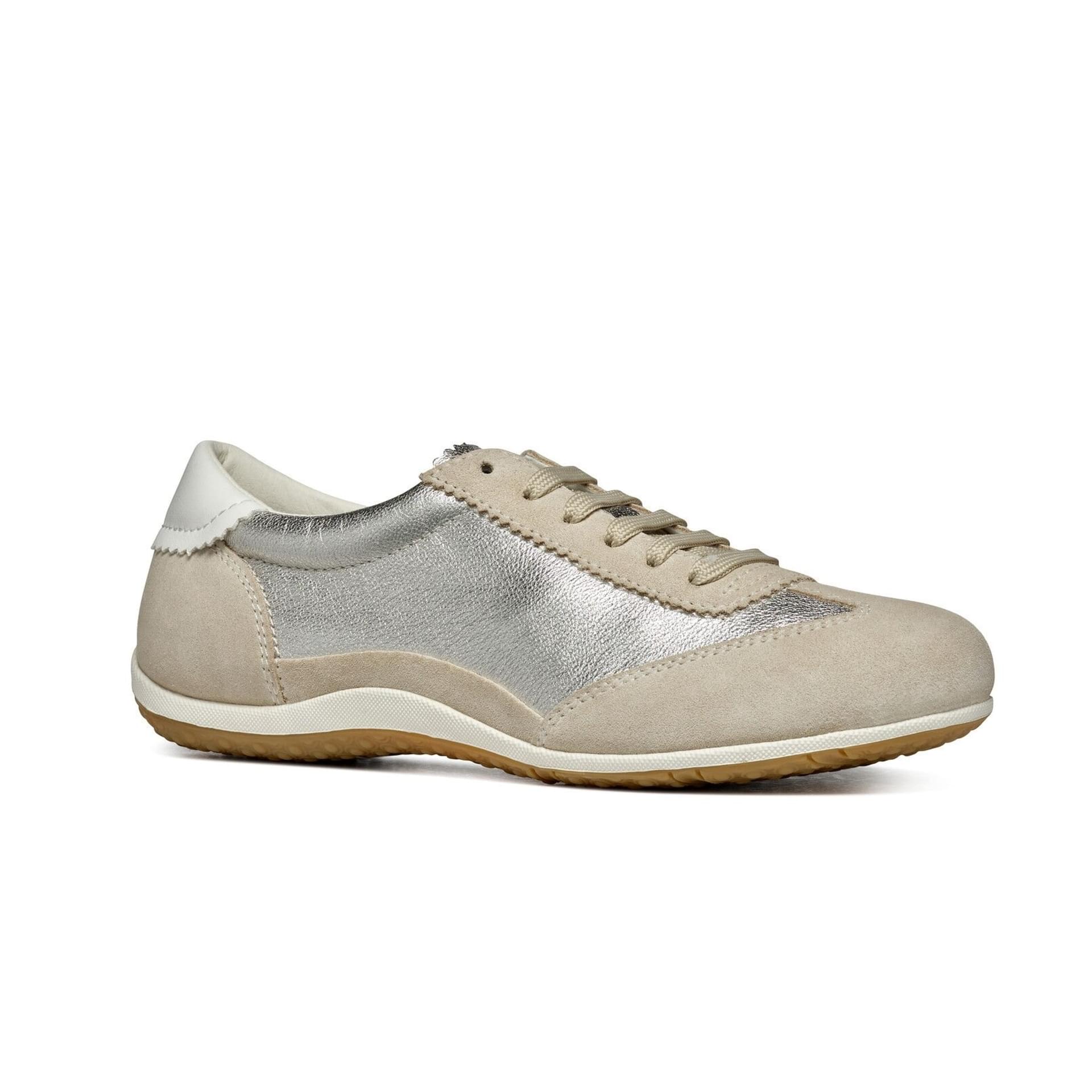 Geox Vega Sneakers D4509A_022BV in Light Taupe/Light Gold