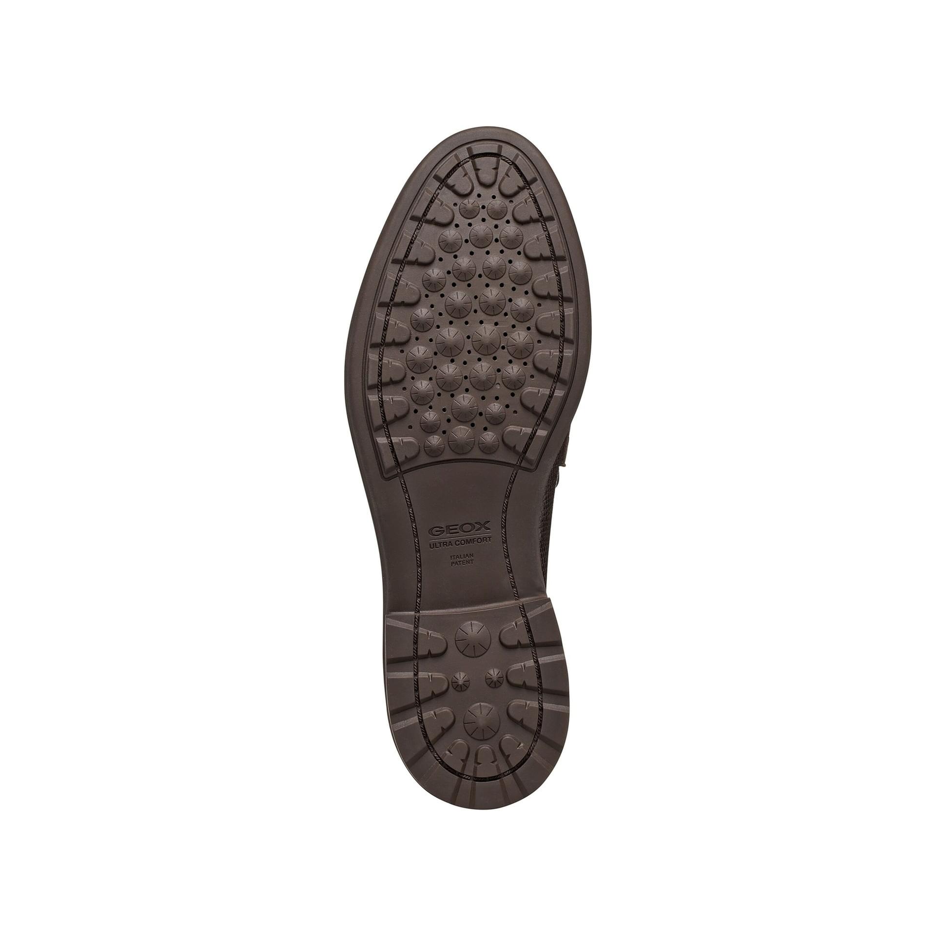 Geox Walk Pleasure B Moccasins in Dark Brown, sole (SKU D66CJB_0RM43--C6006)