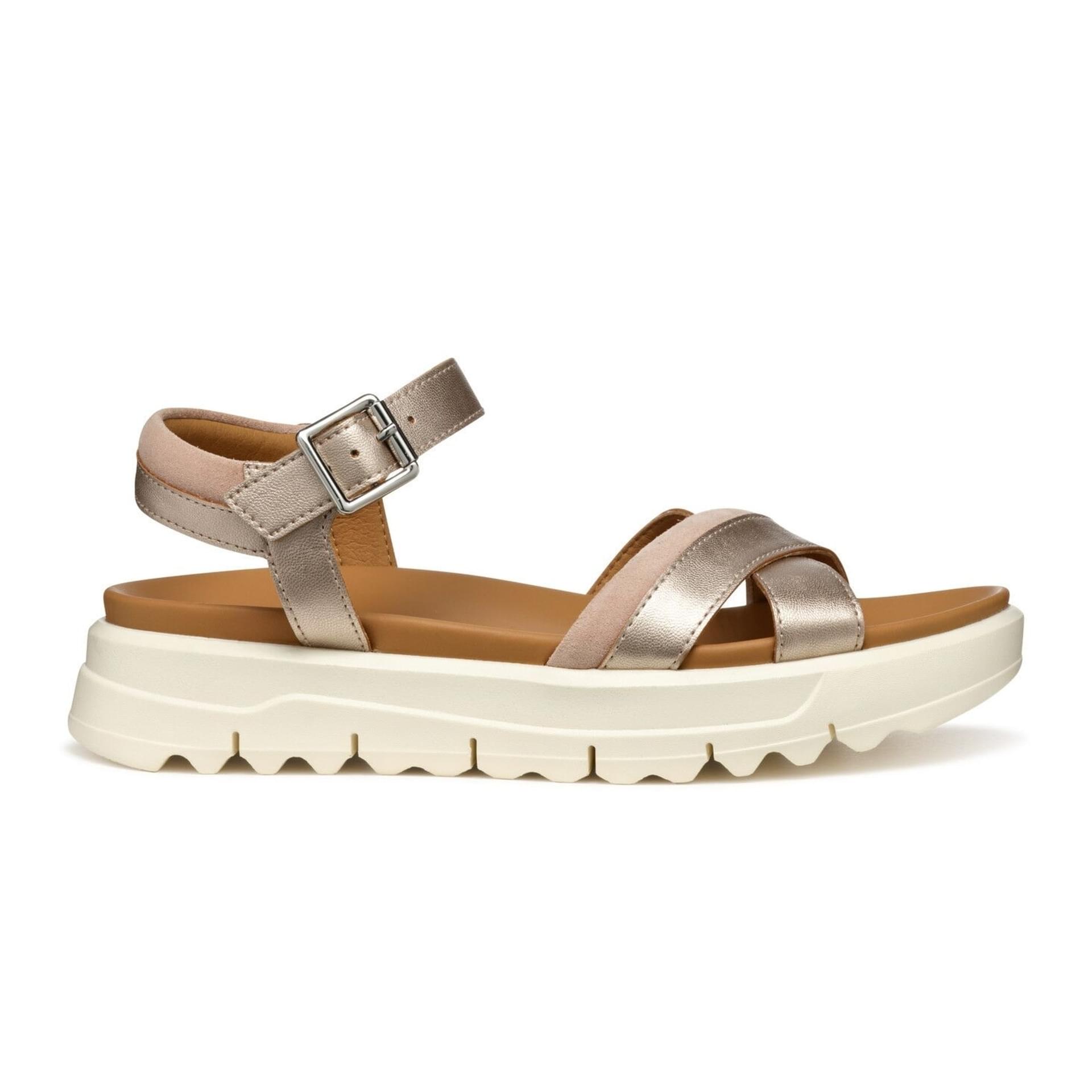 Geox Xand 2.1s Sandals D55SZB_0AJ22 in Champagne/Rose