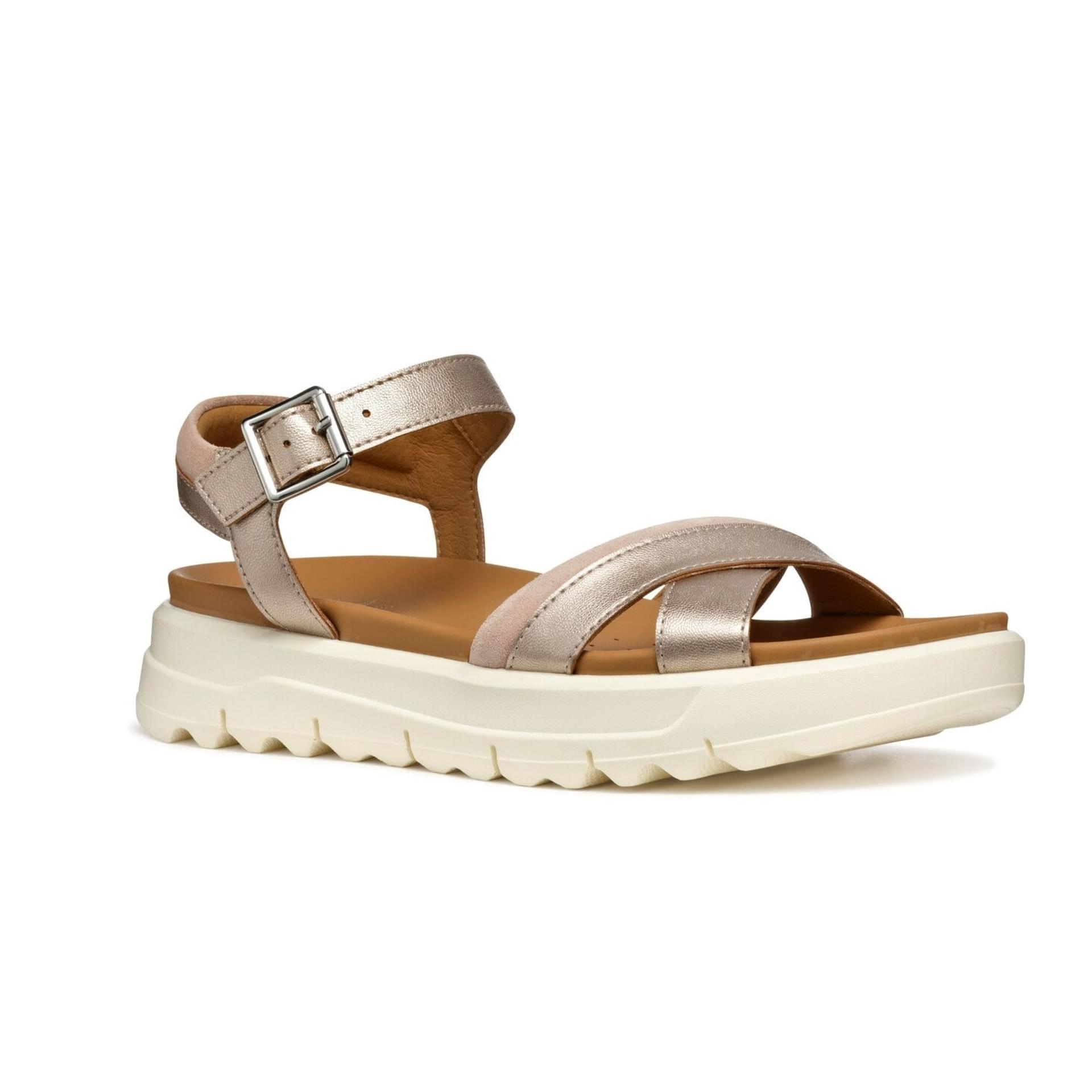 Geox Xand 2.1s Sandals D55SZB_0AJ22 in Champagne/Rose