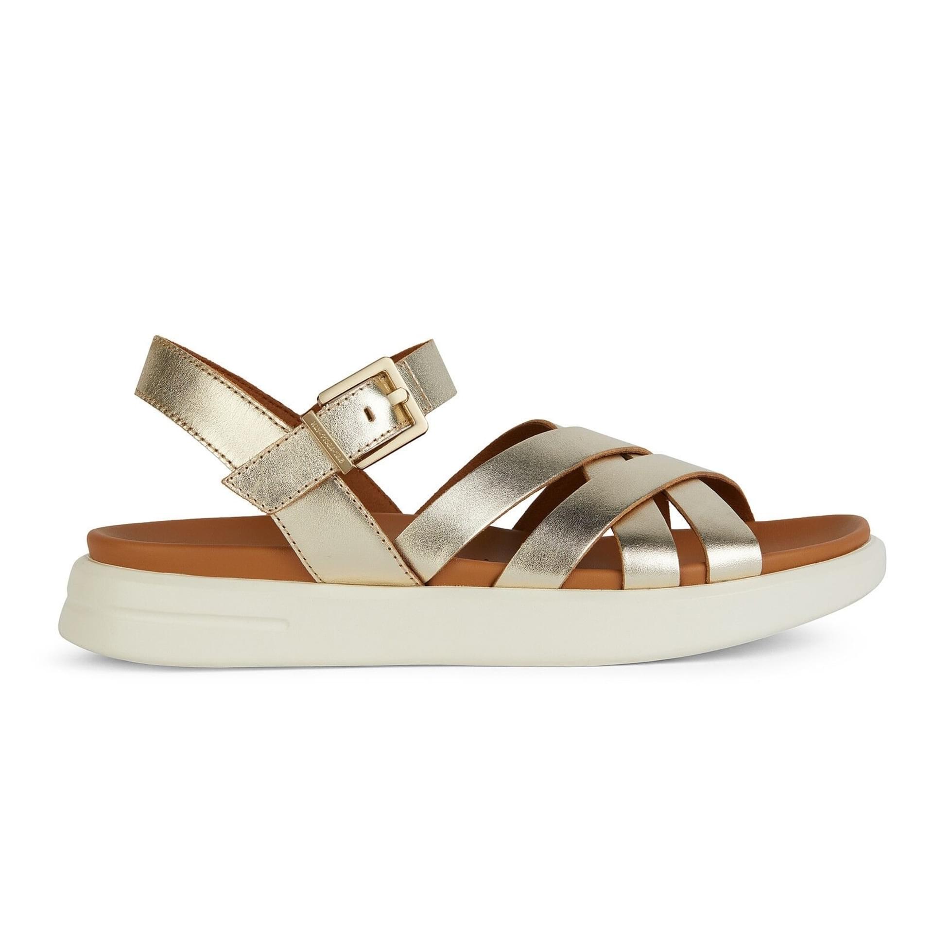 Geox Xand 2s Sandals D35PAB_000CF in Light Gold