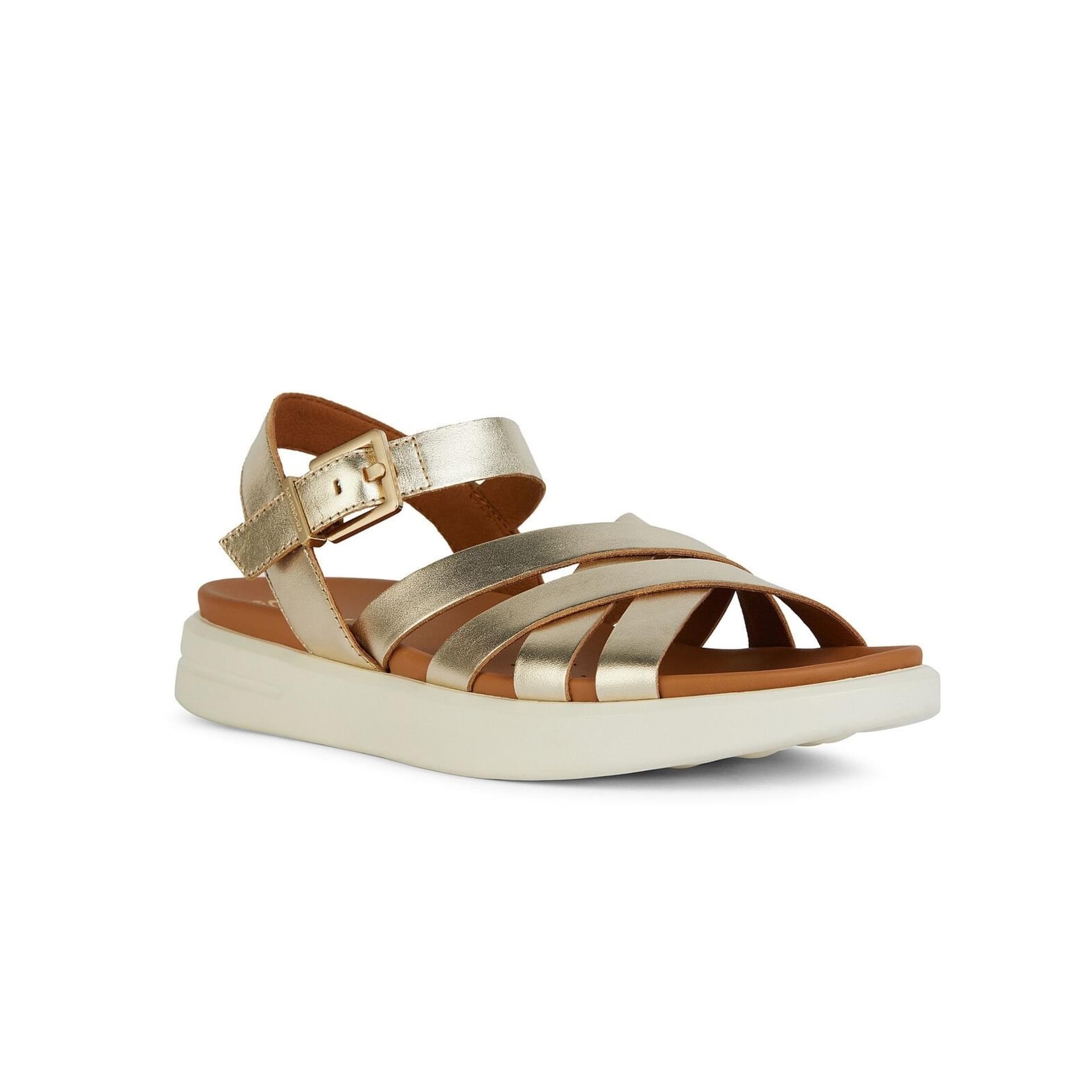 Geox Xand 2s Sandals D35PAB_000CF in Light Gold