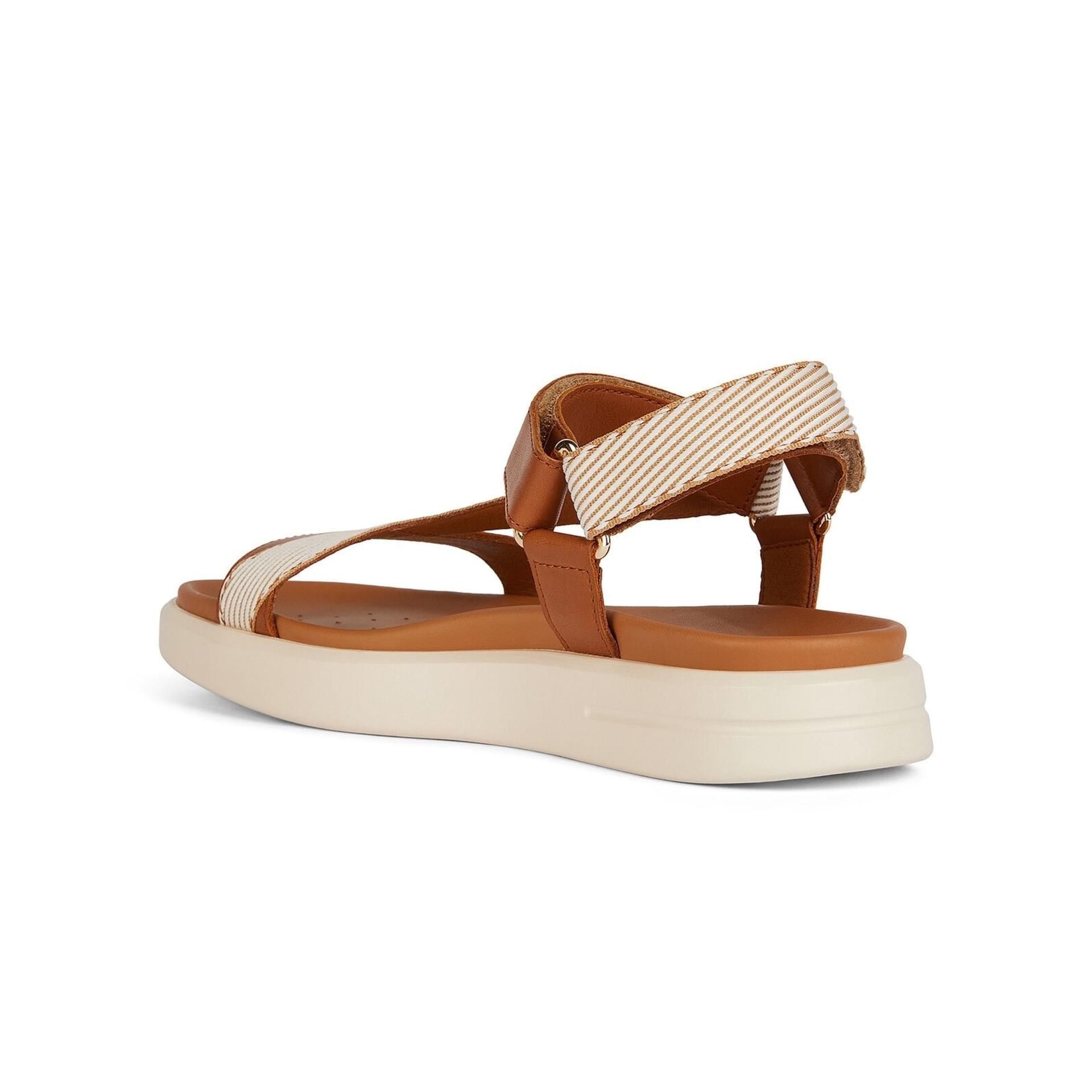 Geox Xand 2s Sandals D45PAC_04311 in Ochre/White