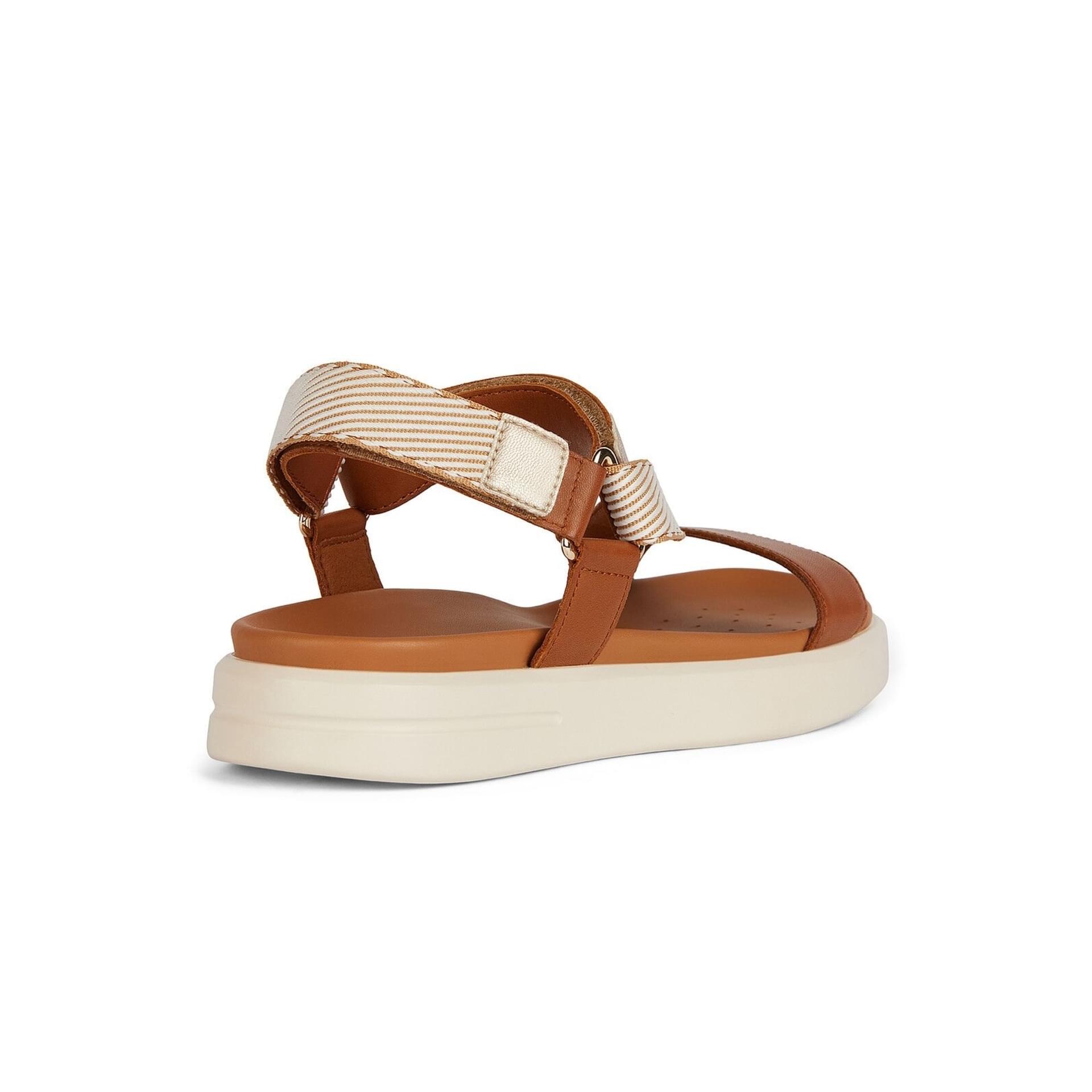 Geox Xand 2s Sandals D45PAC_04311 in Ochre/White