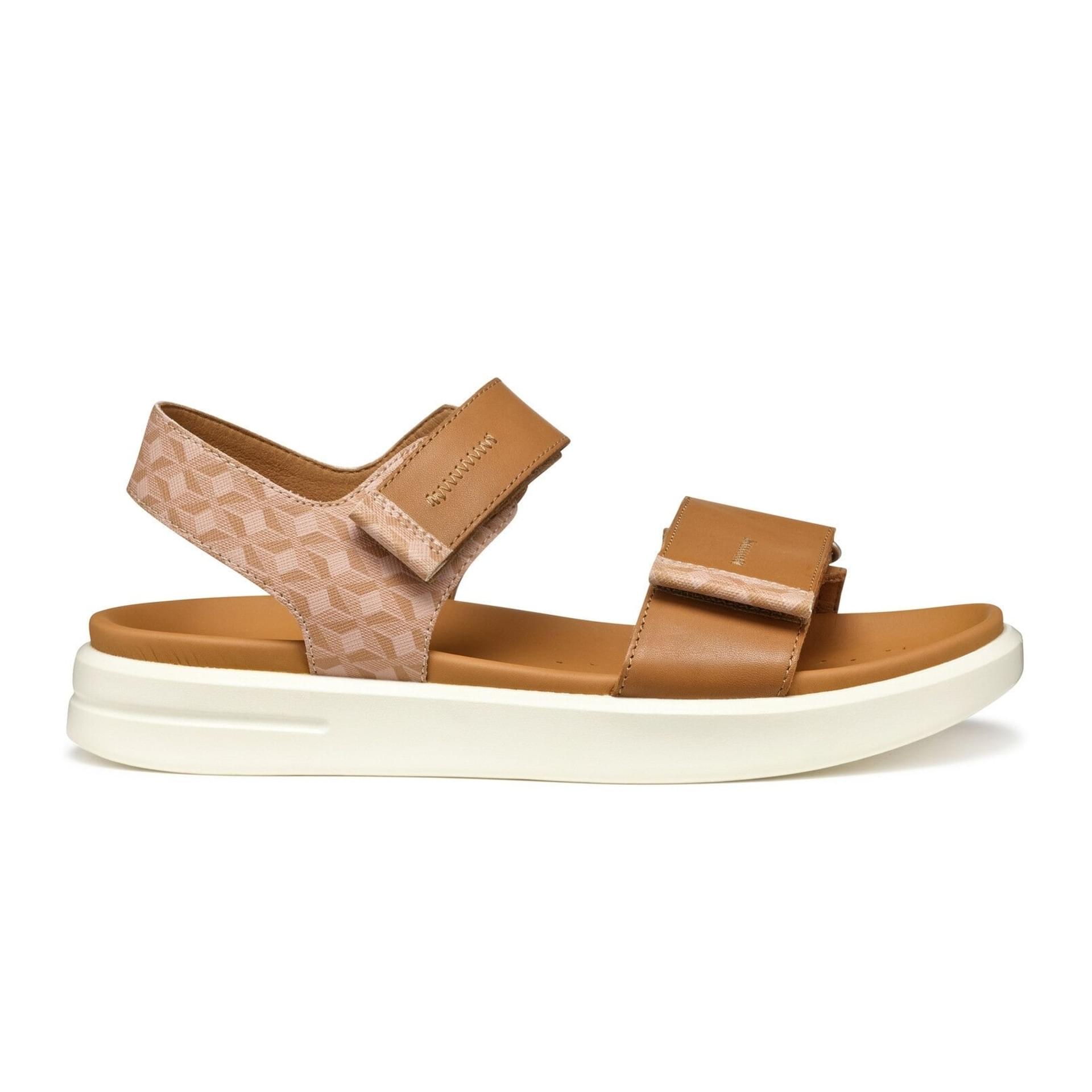 Geox Xand 2s Sandals D45PAE_04354 in Camel/Rose