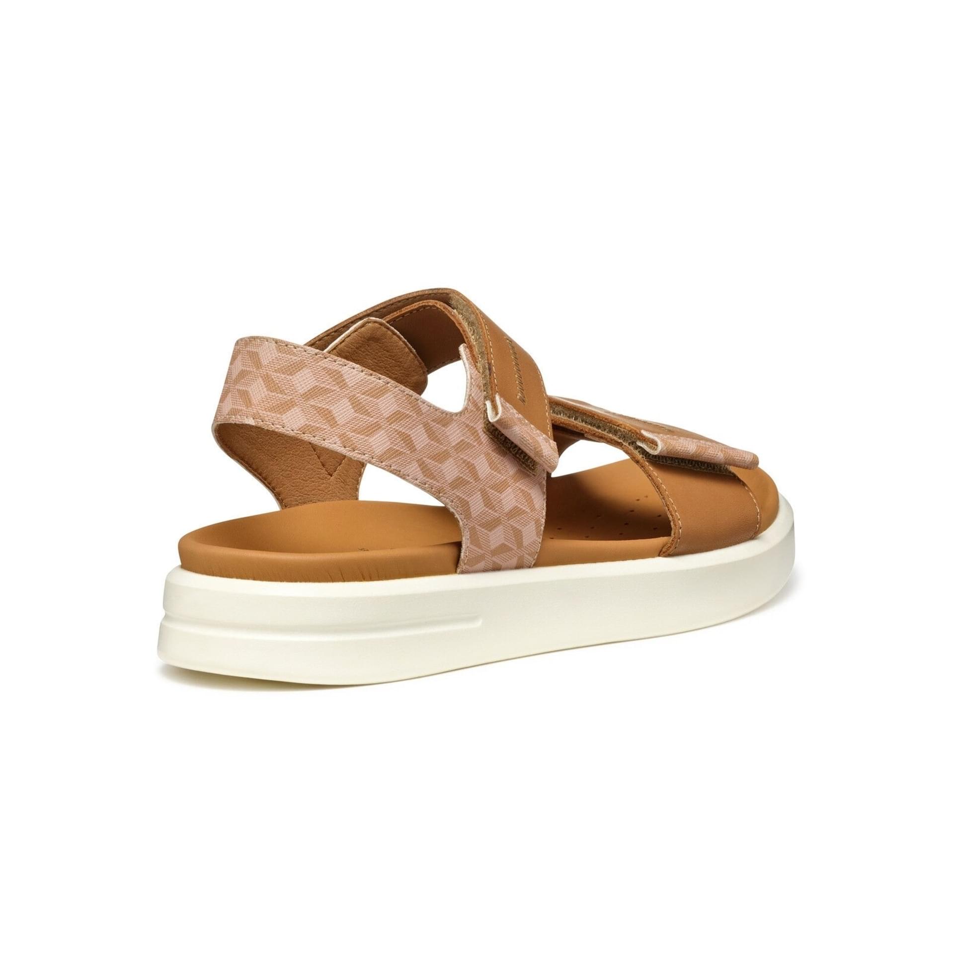 Geox Xand 2s Sandals D45PAE_04354 in Camel/Rose