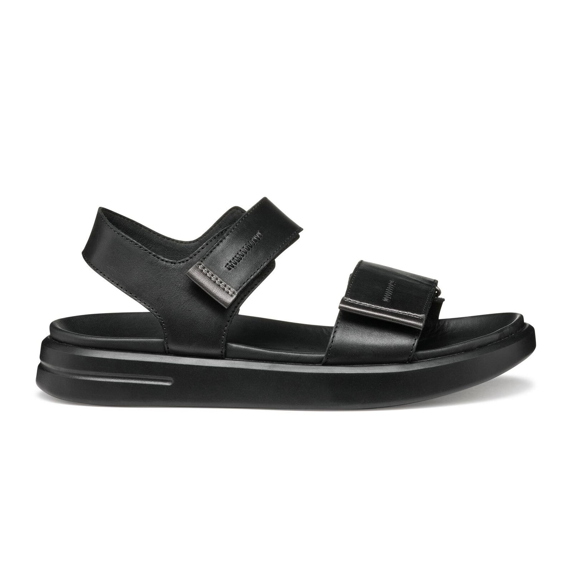 Geox Xand 2s Sandals D45PAE_043AJ in Black/Gun