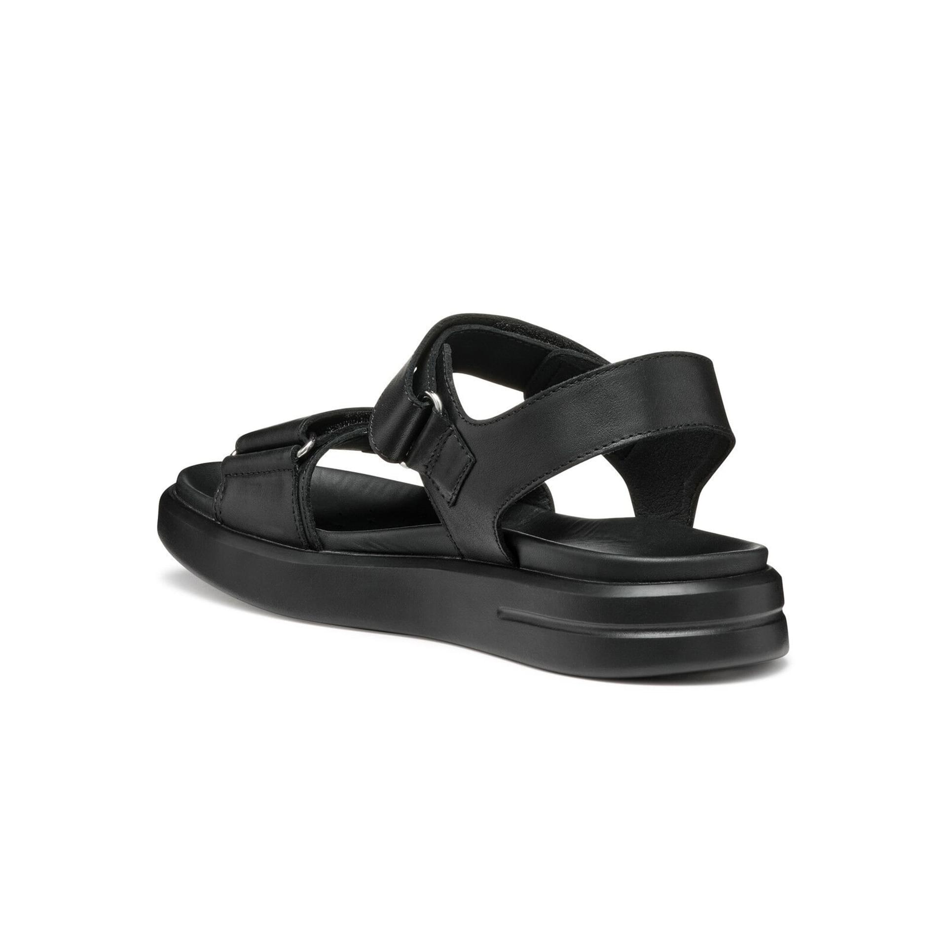 Geox Xand 2s Sandals D45PAE_043AJ in Black/Gun