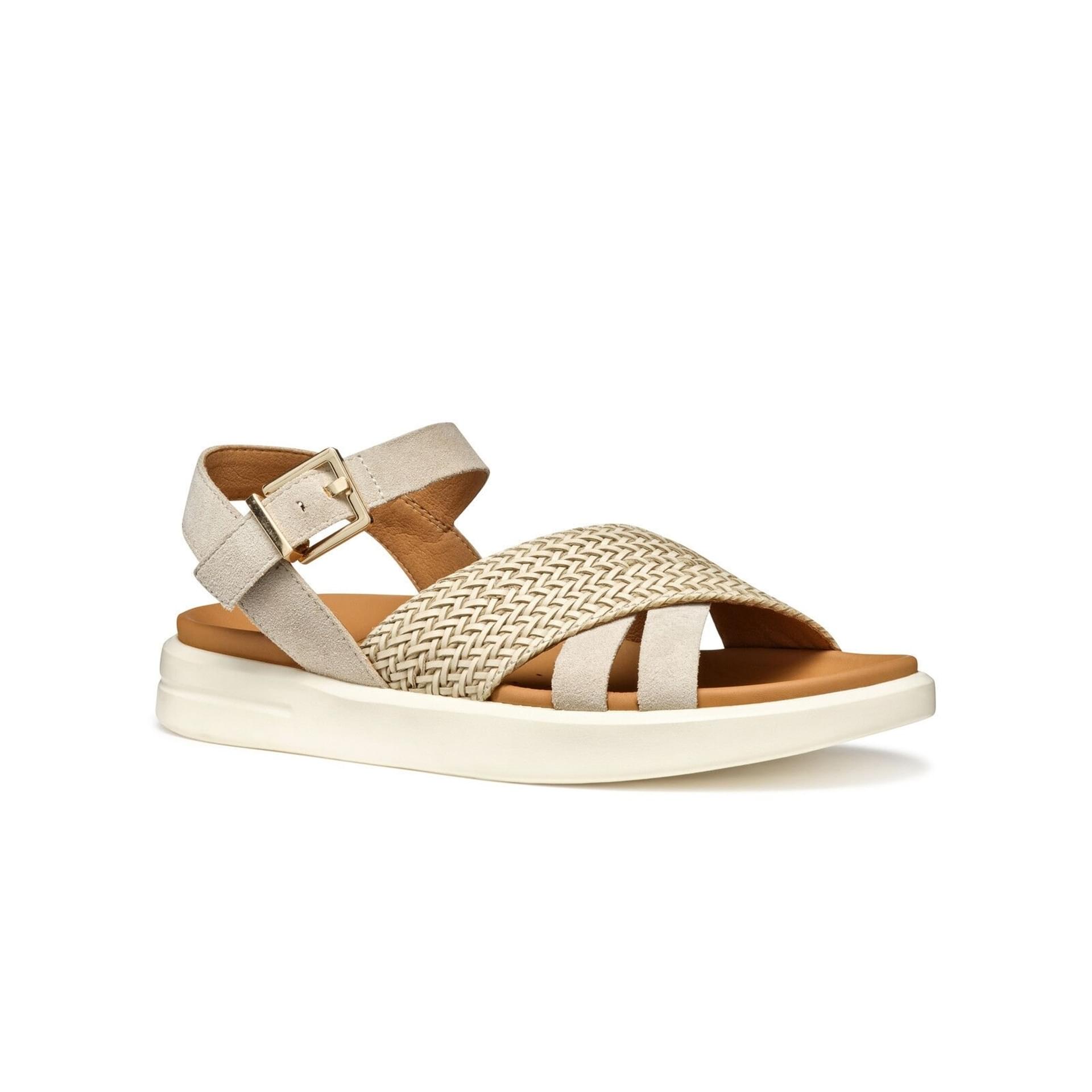 Geox Xand 2s Sandals D55PAB_00022 in Light Taupe