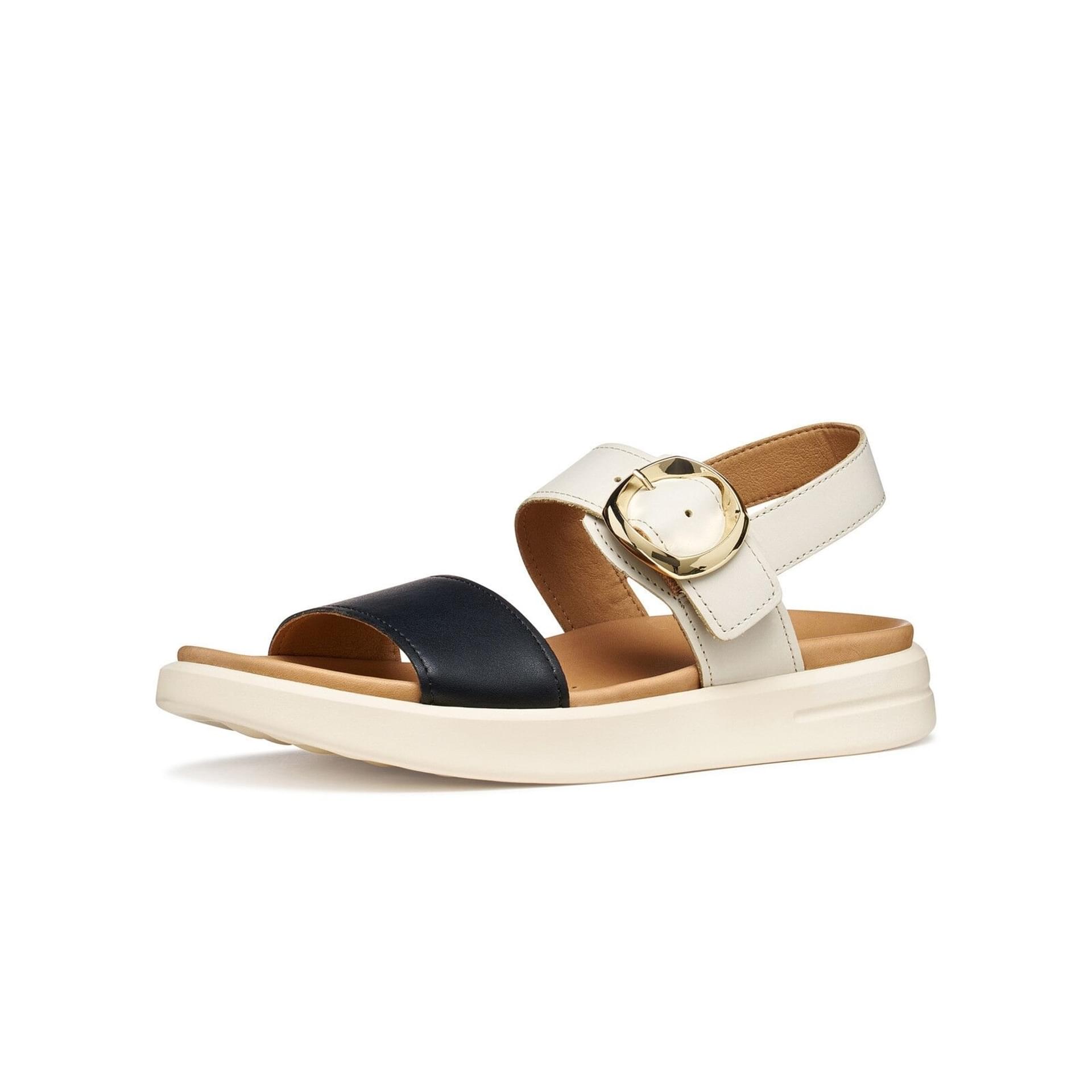 Geox Xand 2s Sandalen D65PAA_0439B in Light Sand/Black