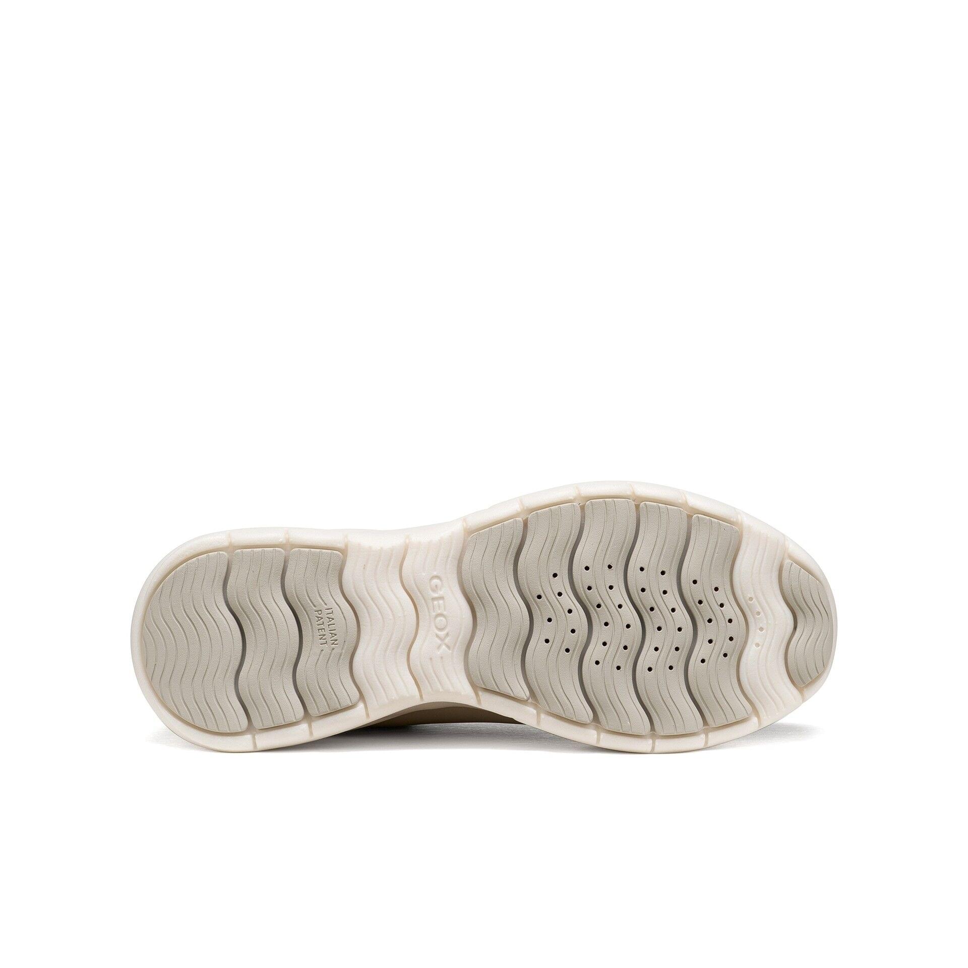 Geox Xtors Sneakers leather in Sand/Light Gold, sole (SKU D651FA_085NF--C5258)