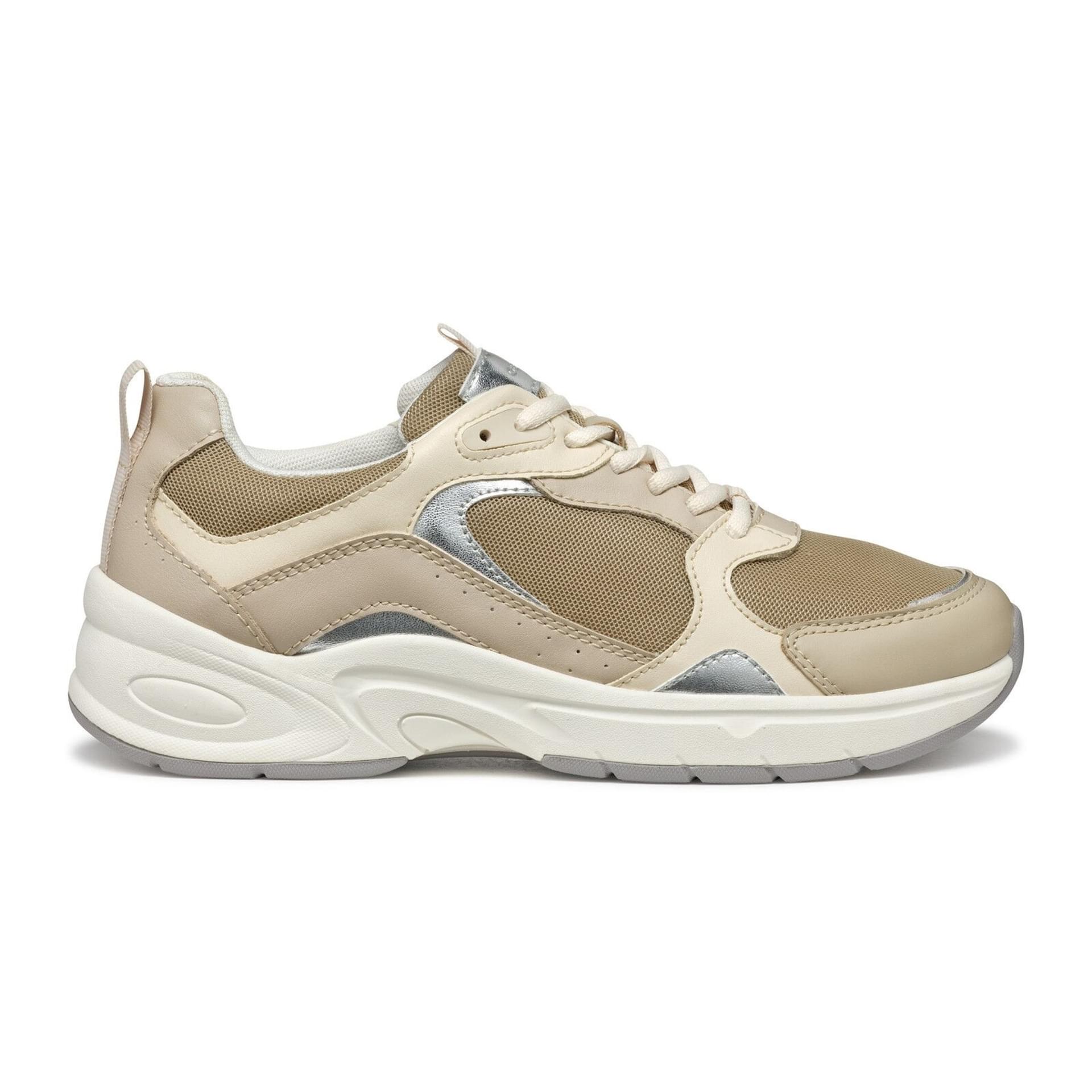 Geox Zarvia Sneakers D55YLA_01454 in Light Taupe/Papyrus