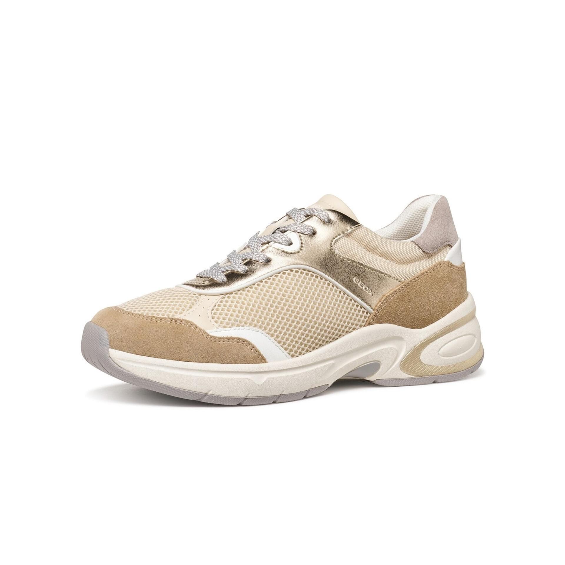 Geox Zarvia Sneakers D65YLA_01454 in Papyrus/White