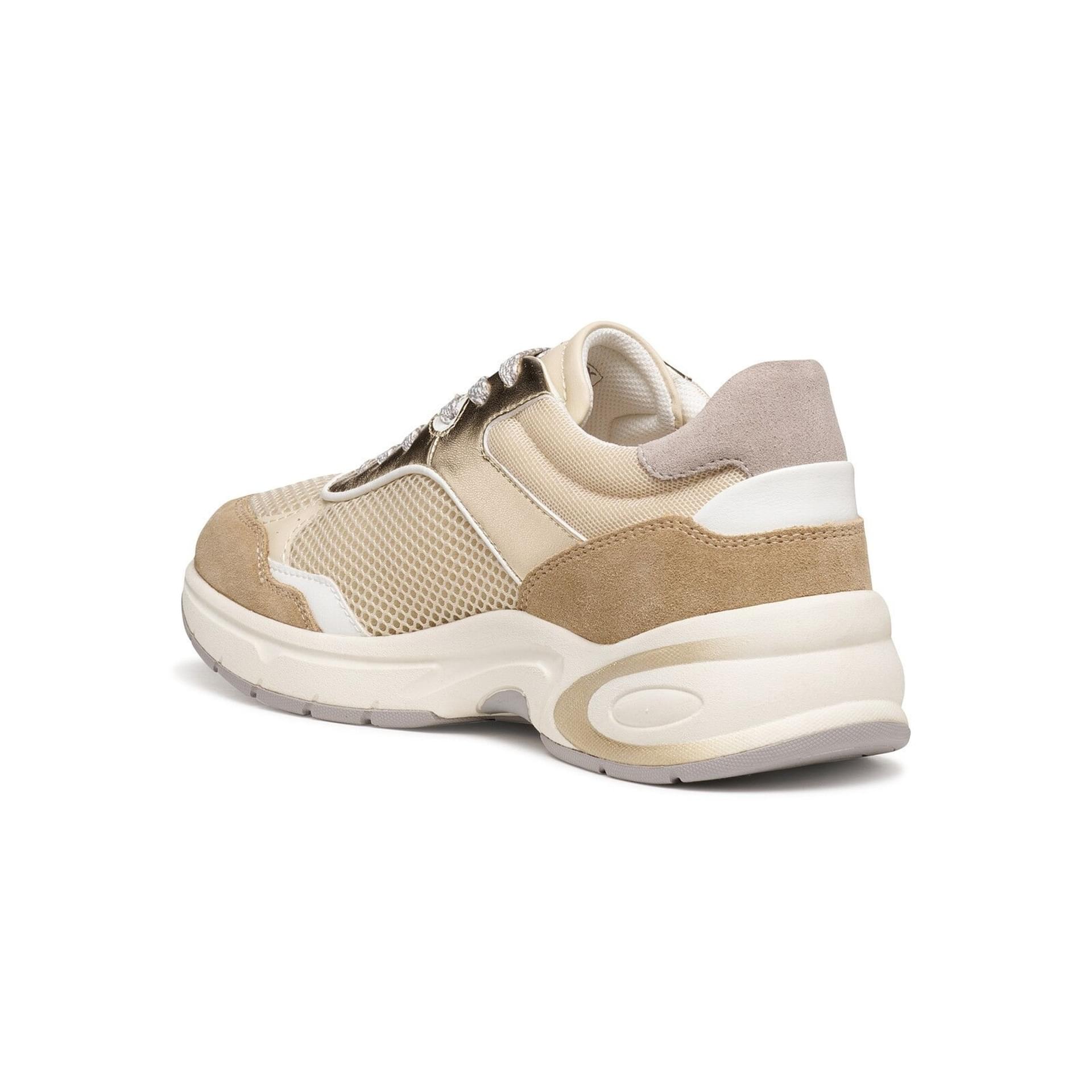 Geox Zarvia Sneakers D65YLA_01454 in Papyrus/White