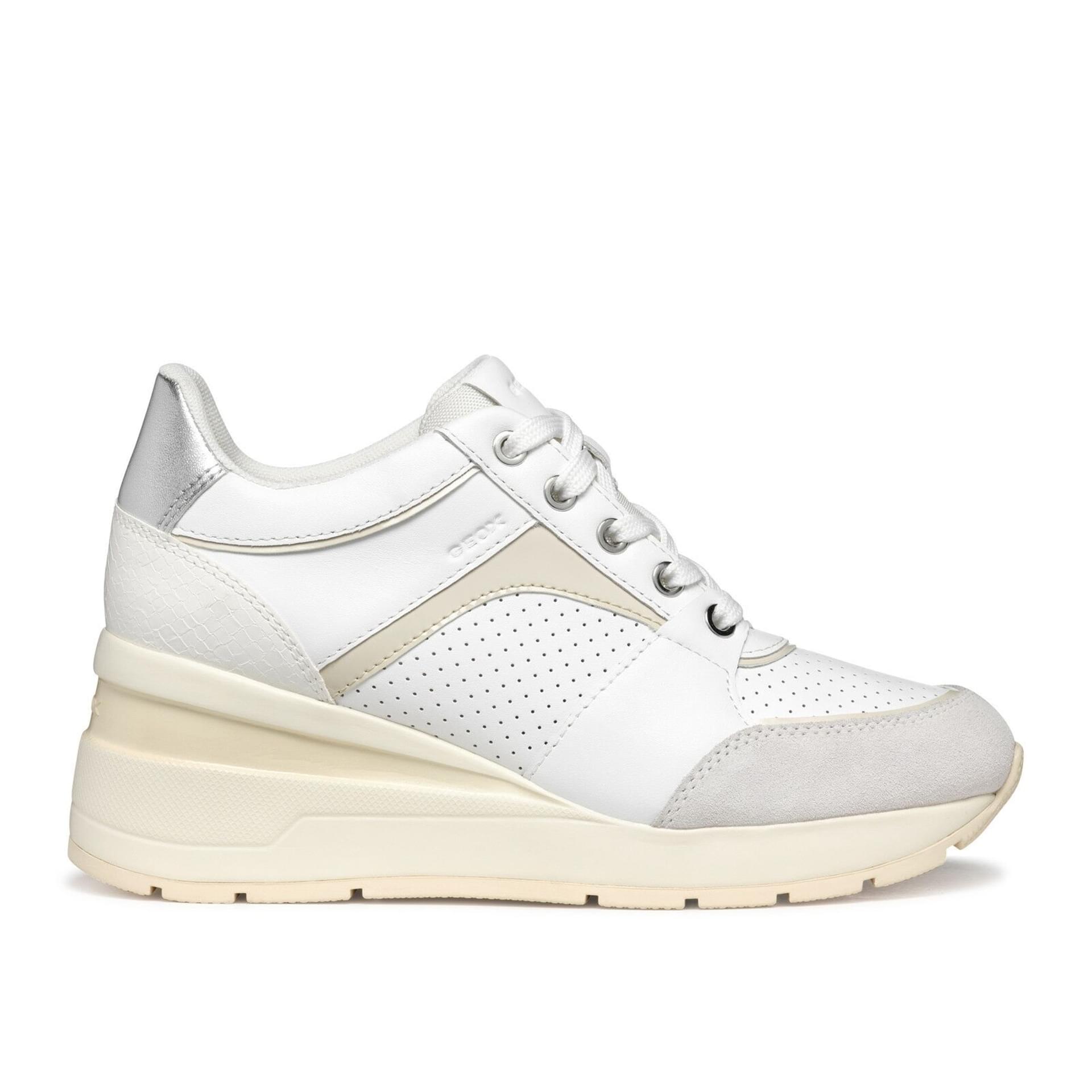 Geox Zosma Sneakers D558LA_08522 in White/Off White