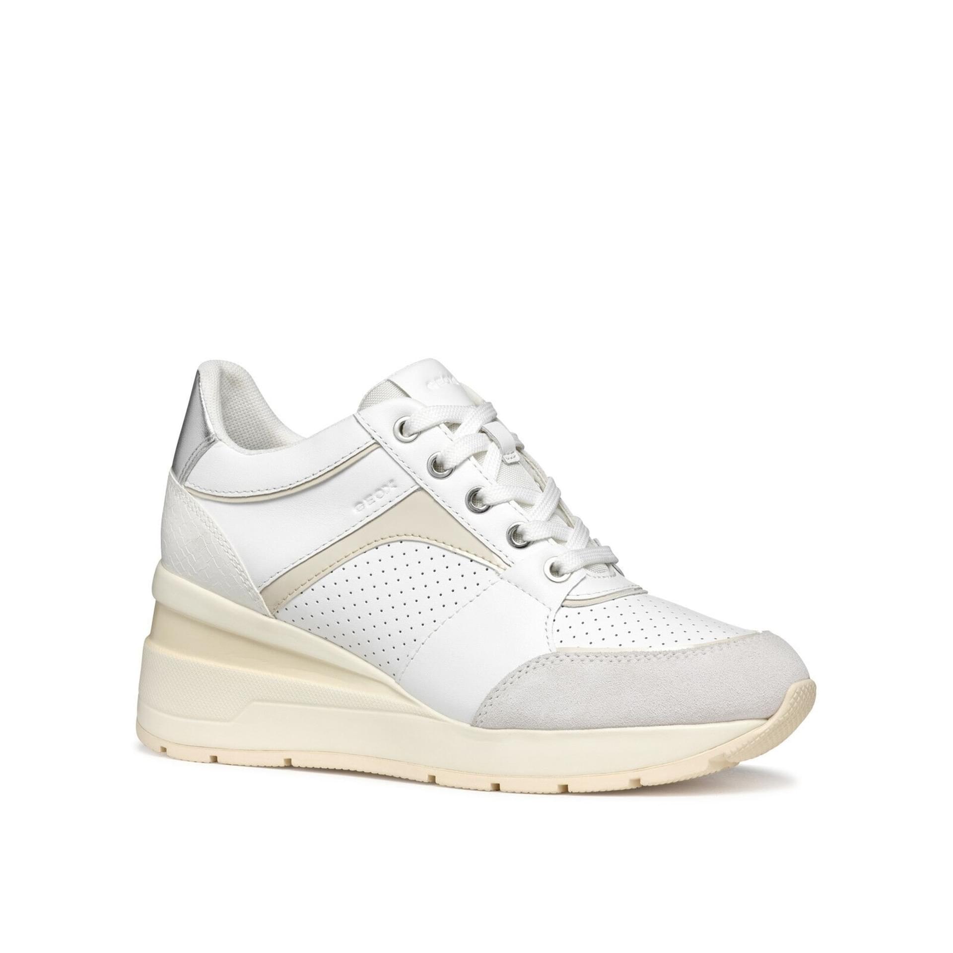 Geox Zosma Sneakers D558LA_08522 in White/Off White