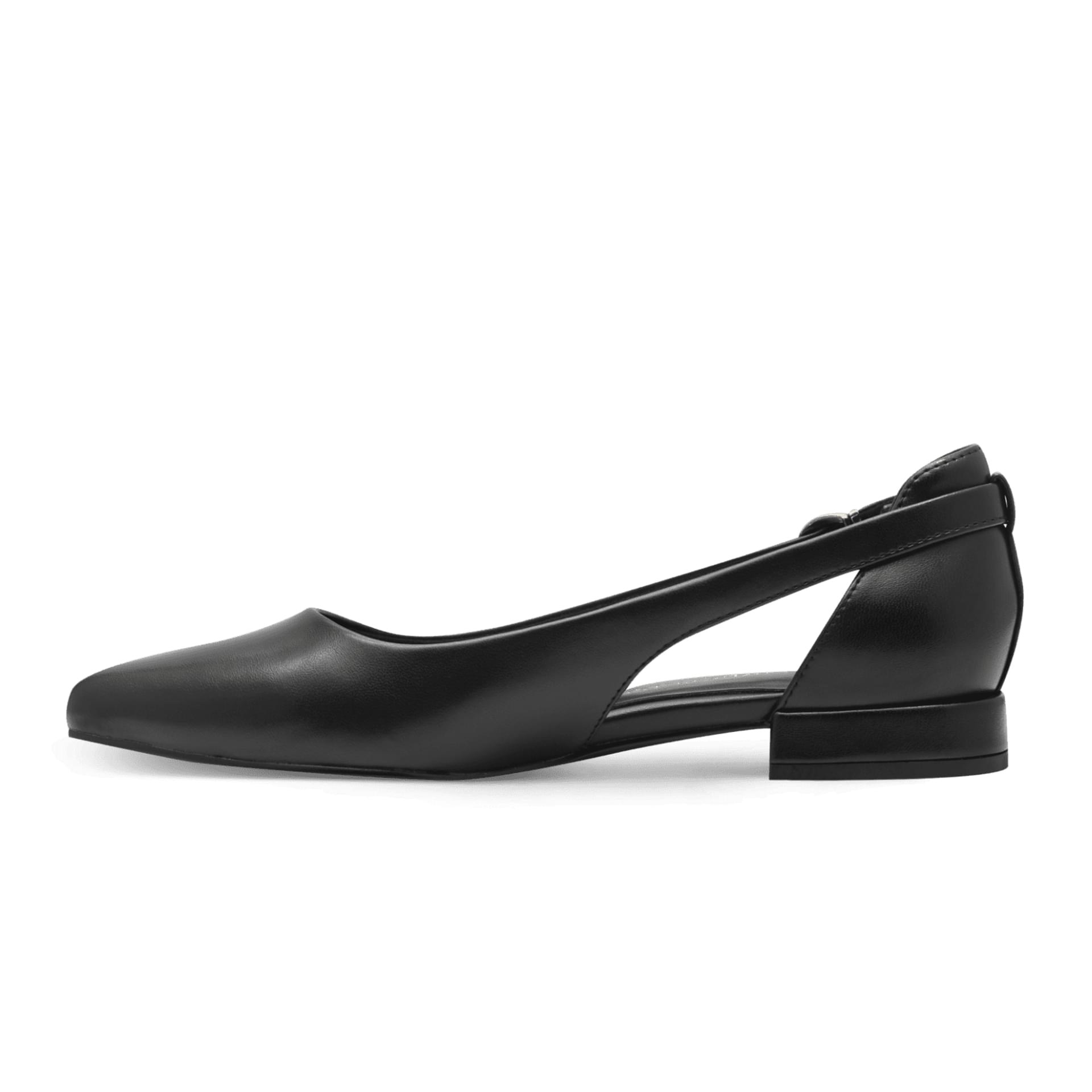 Marco Tozzi Apo Ballerines in Black, côté intérieur (SKU 2-22114-42--001)