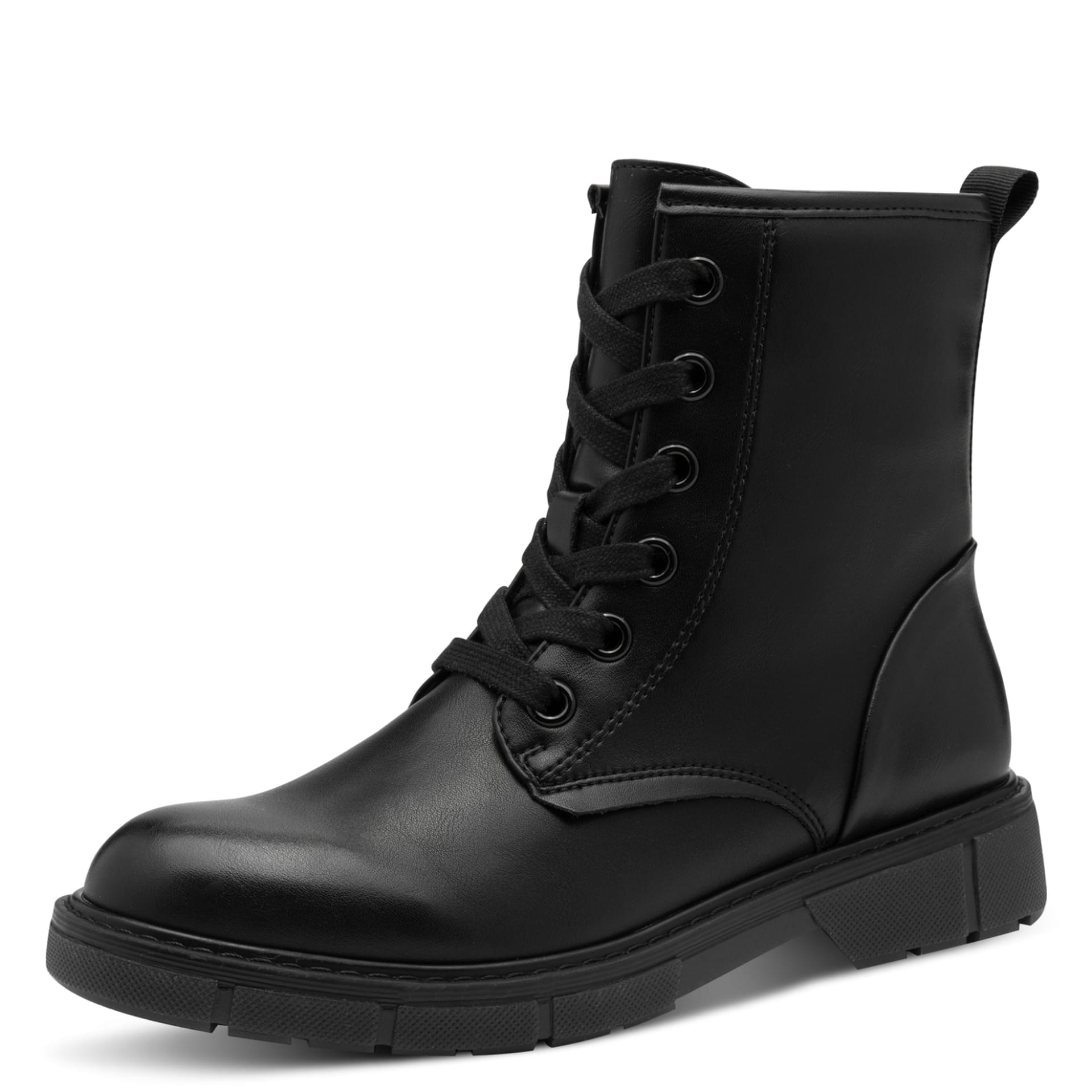 Marco Tozzi Badie Bottines in Black, vue trois-quarts (SKU 2-25282-41--001)