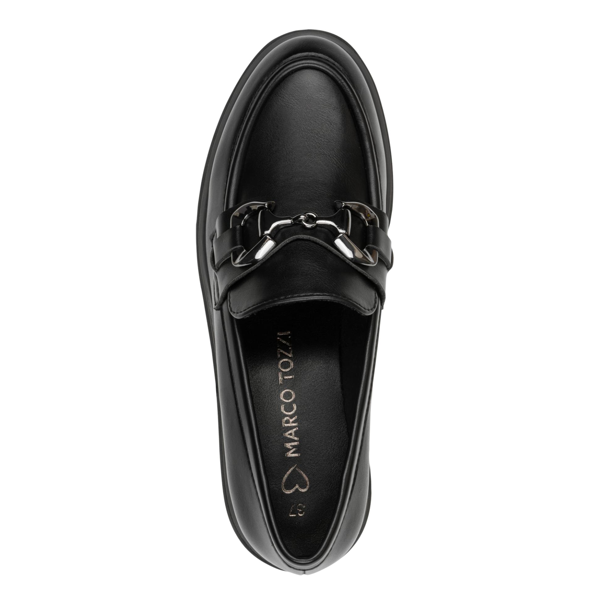 Marco Tozzi Bello Plats in Black, vue de dessus (SKU 2-24700-43--001)