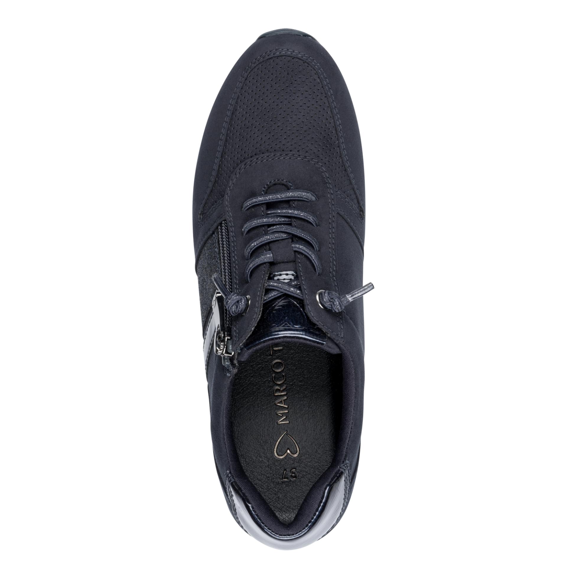 Marco Tozzi Bonallo Sneakers in Dk.Navy Comb, vue de dessus (SKU 2-23707-41--888)