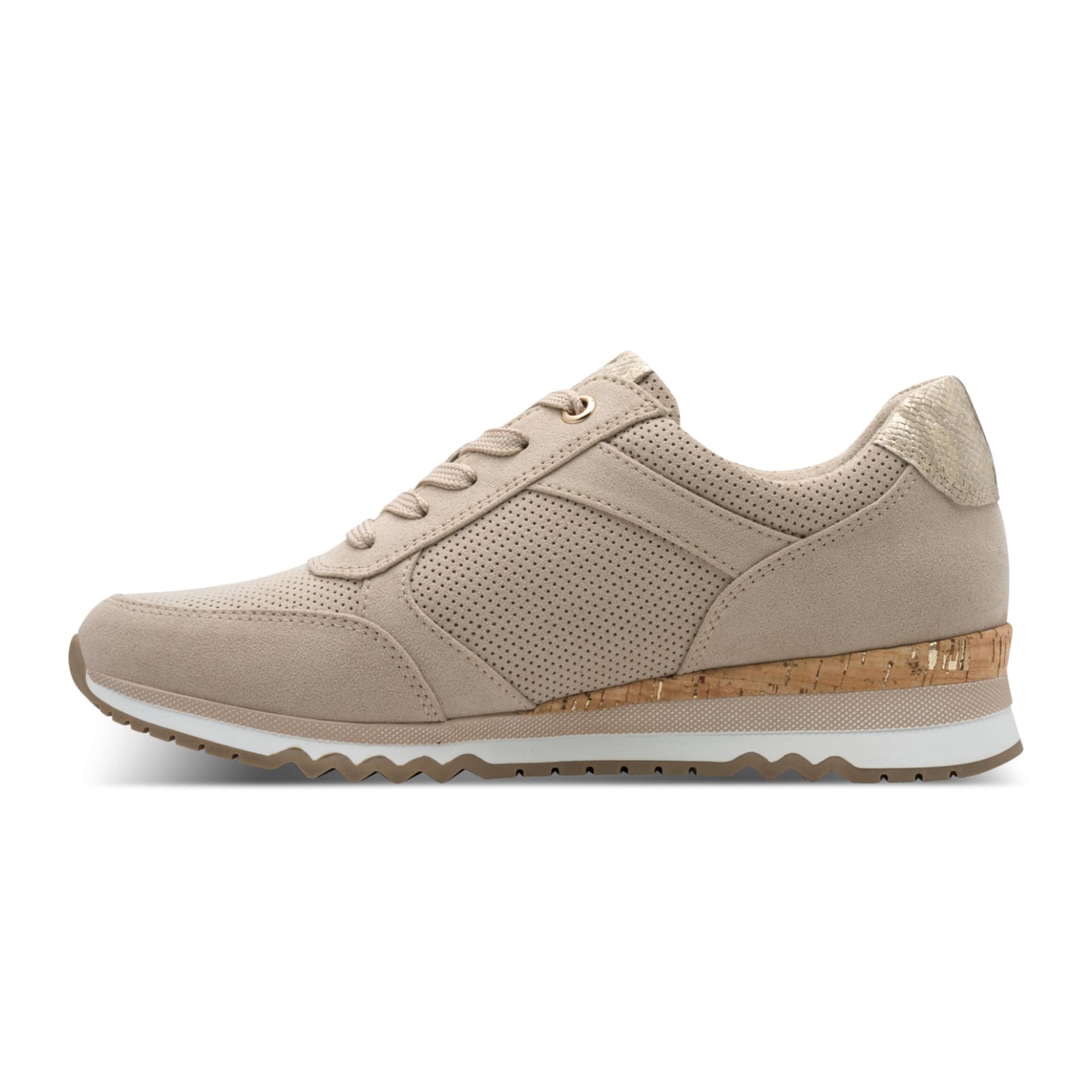 Marco Tozzi Bonallo Sneakers in Dune Comb, côté intérieur (SKU 2-23781-41--435)