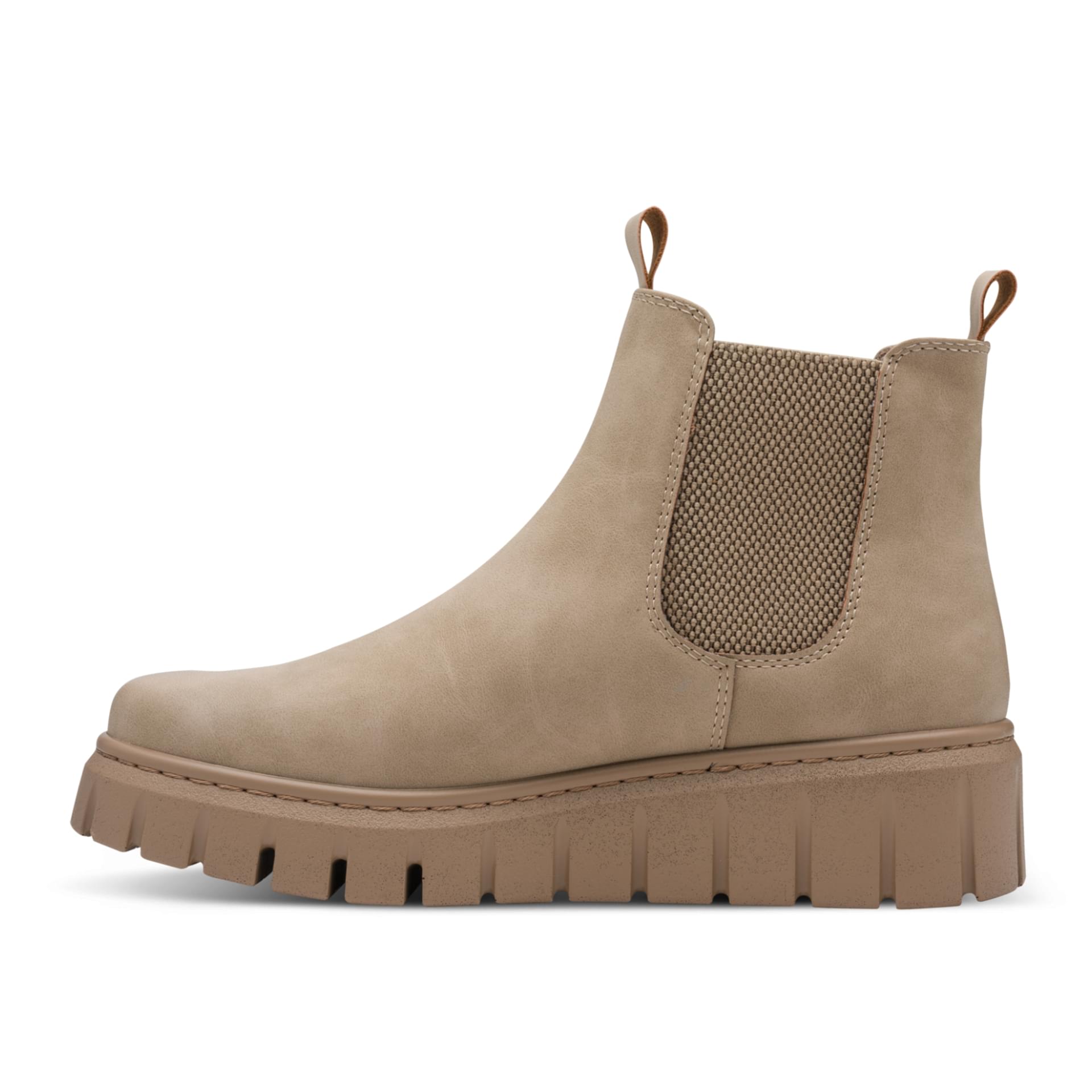 Marco Tozzi Faustino Bottines in Taupe, côté intérieur (SKU 2-25444-45--341)