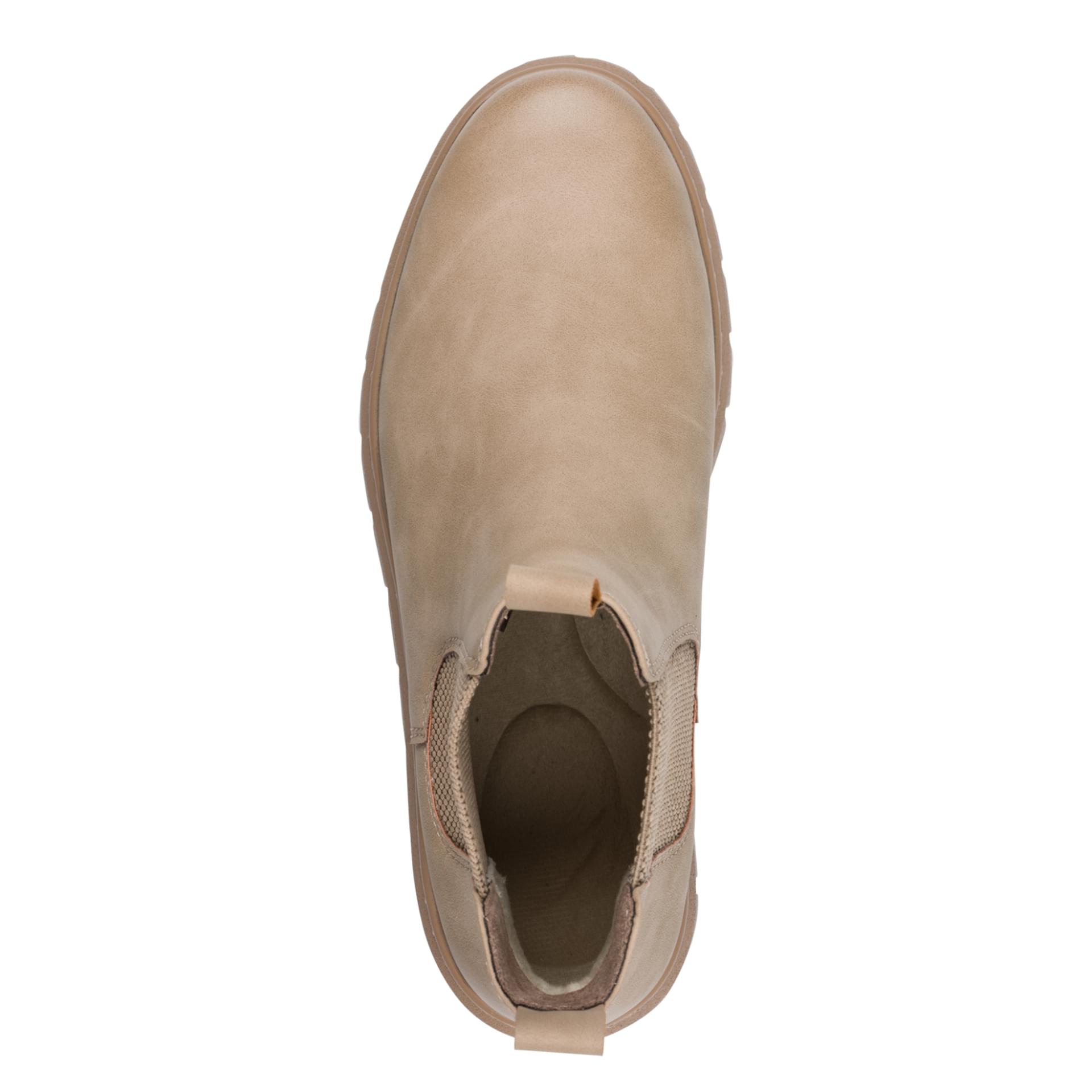 Marco Tozzi Faustino Bottines in Taupe, vue de dessus (SKU 2-25444-45--341)