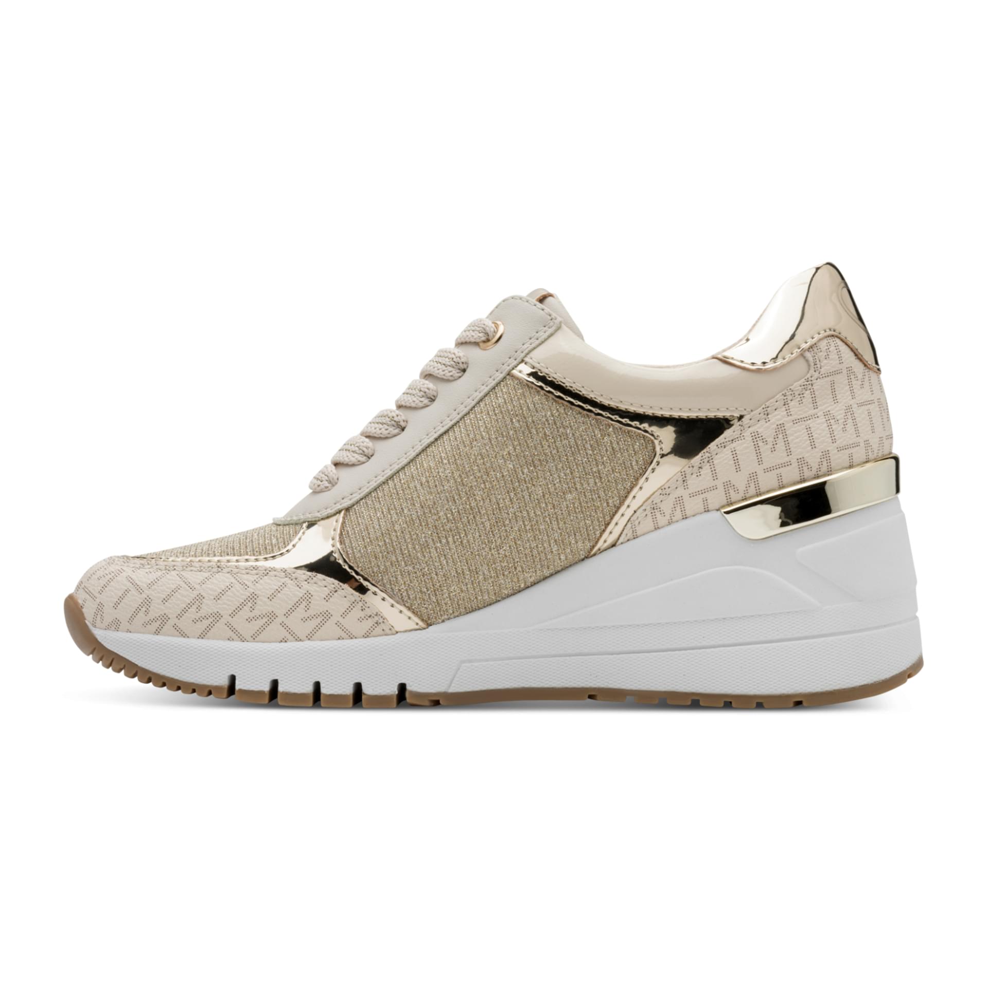 Marco Tozzi Magana Sneakers in Cream Comb, côté intérieur (SKU 2-23723-41--40C)