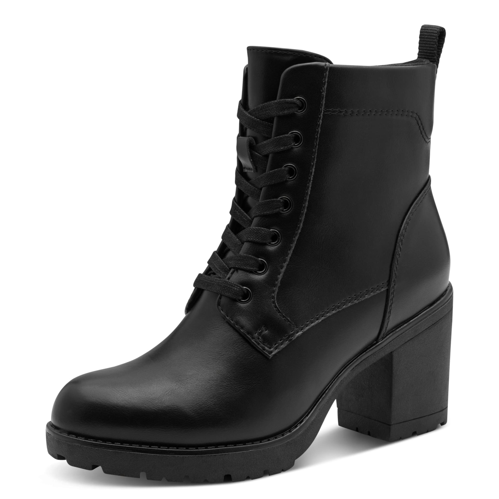 Marco Tozzi Saga Bottines in Black, vue trois-quarts (SKU 2-25204-41--001)