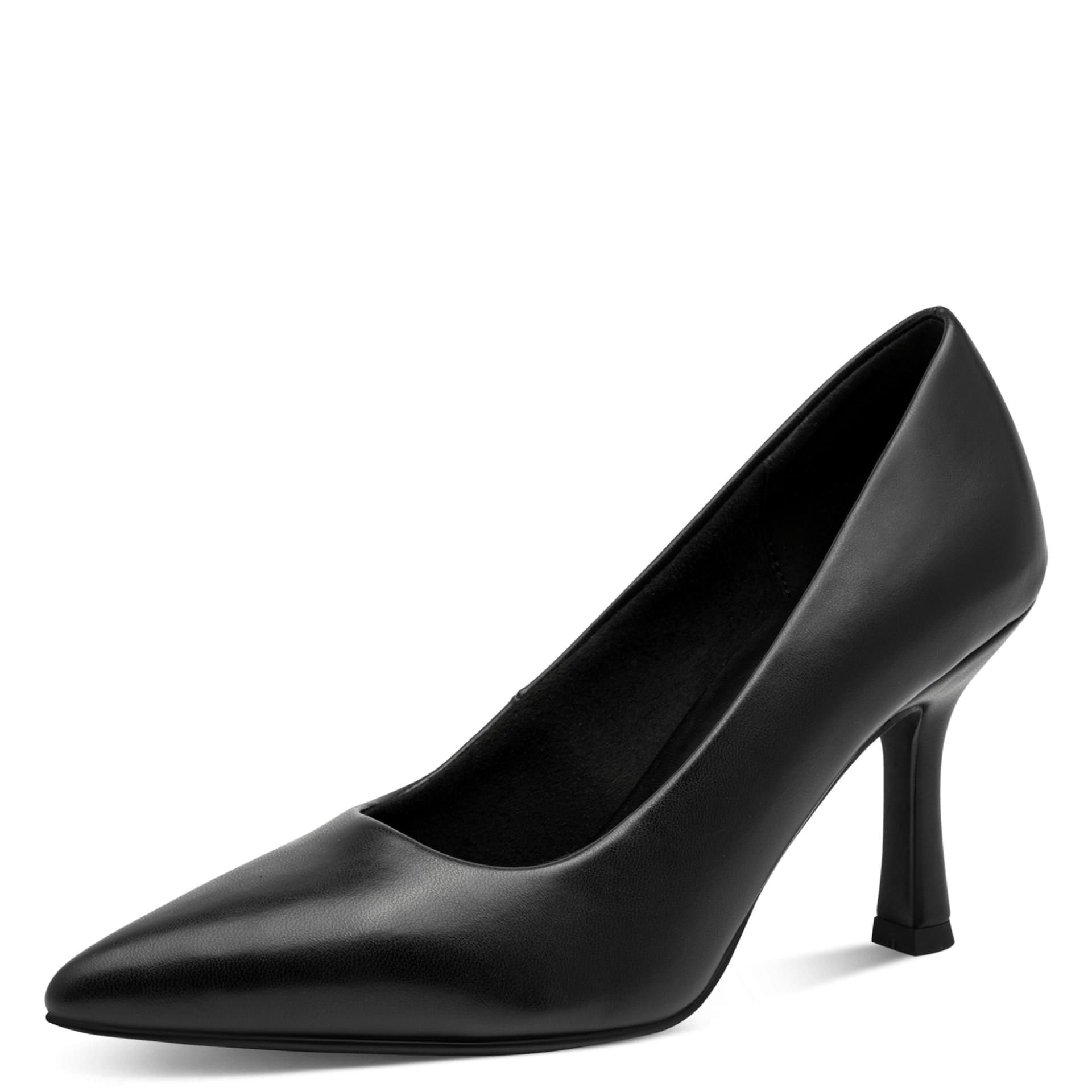 Marco Tozzi Soller Talons in Black, vue trois-quarts (SKU 2-22425-47--001)