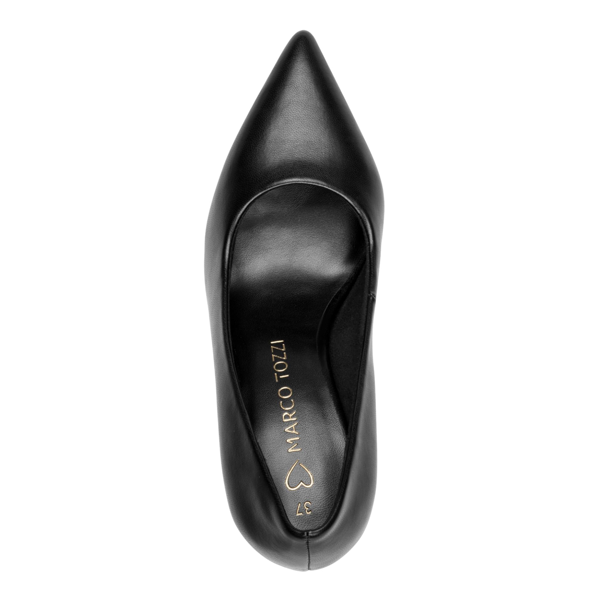 Marco Tozzi Soller Talons in Black, vue de dessus (SKU 2-22425-47--001)