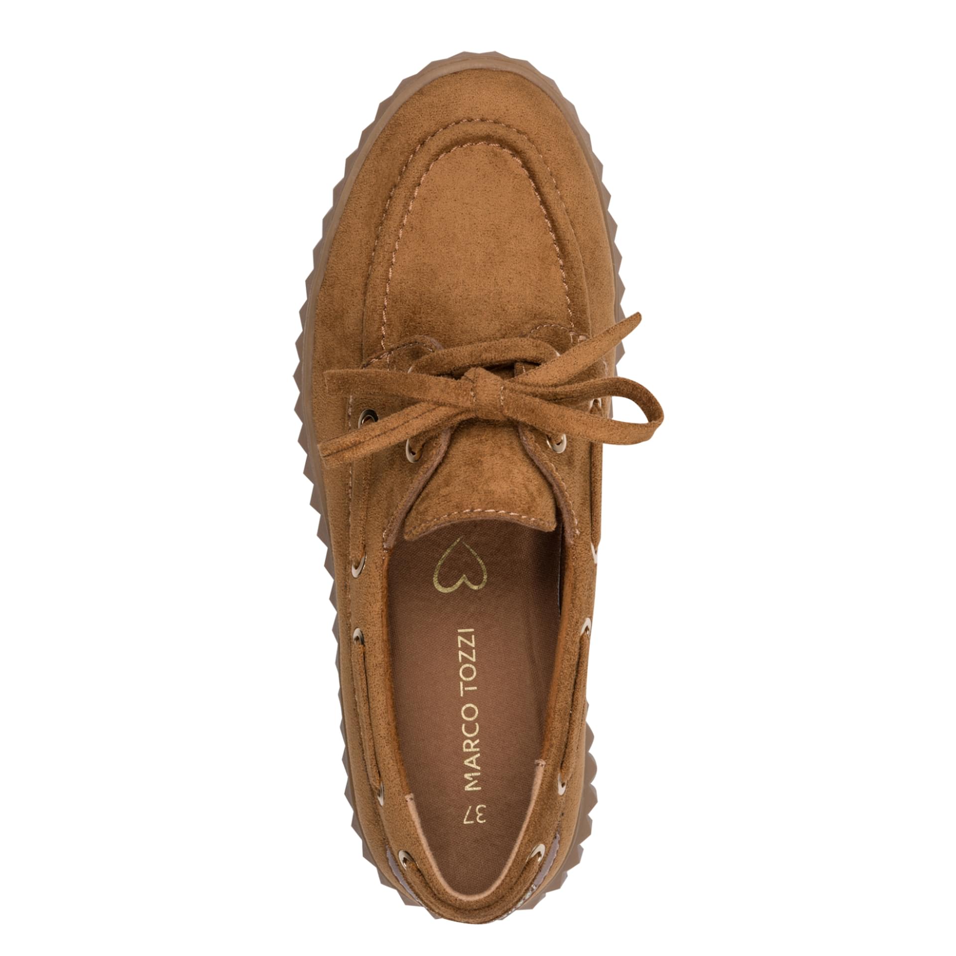 Marco Tozzi Toesca Flats in Camel, bovenaanzicht (SKU 2-23770-47--323)