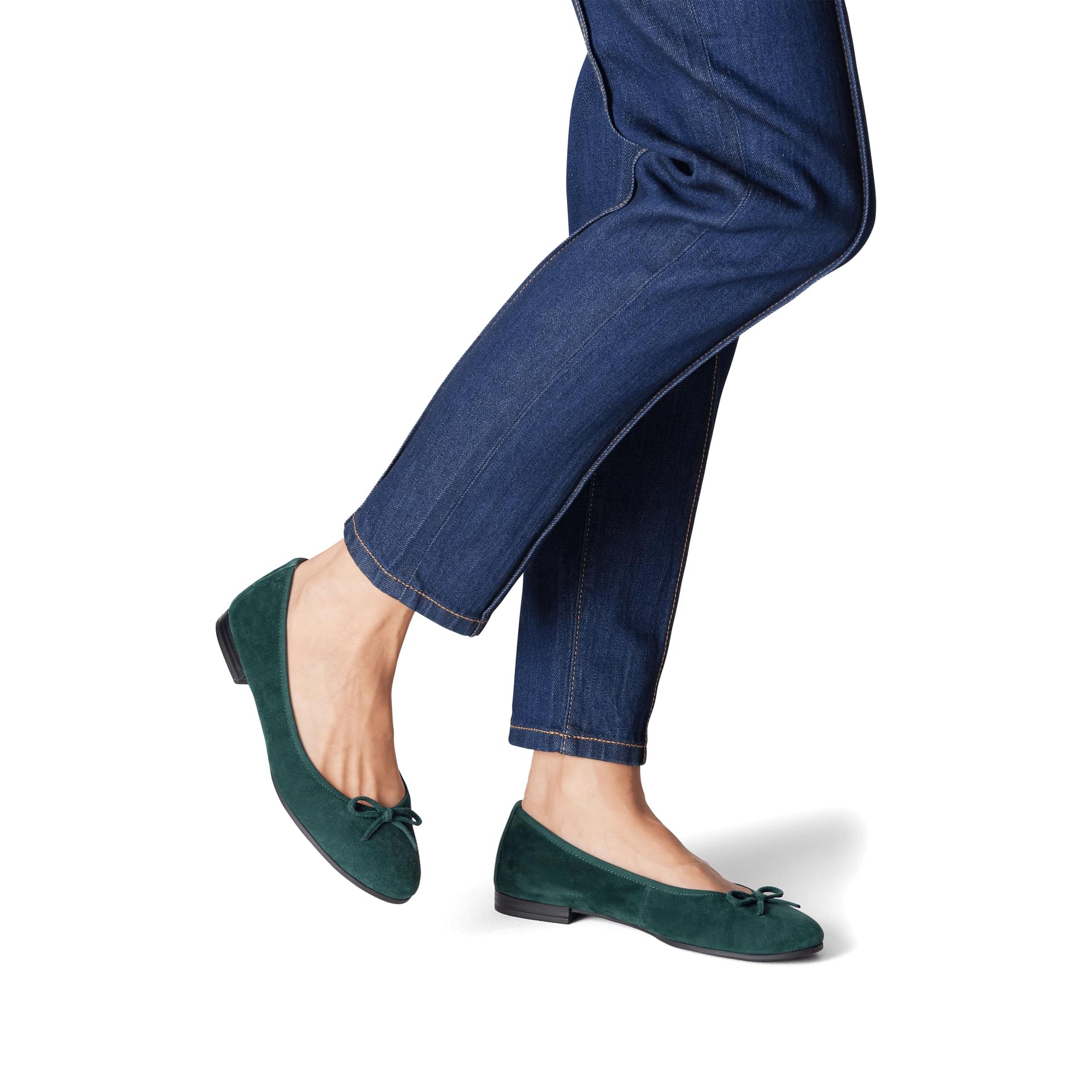 Tamaris Alena Ballerina's 1-22116-41 in Green