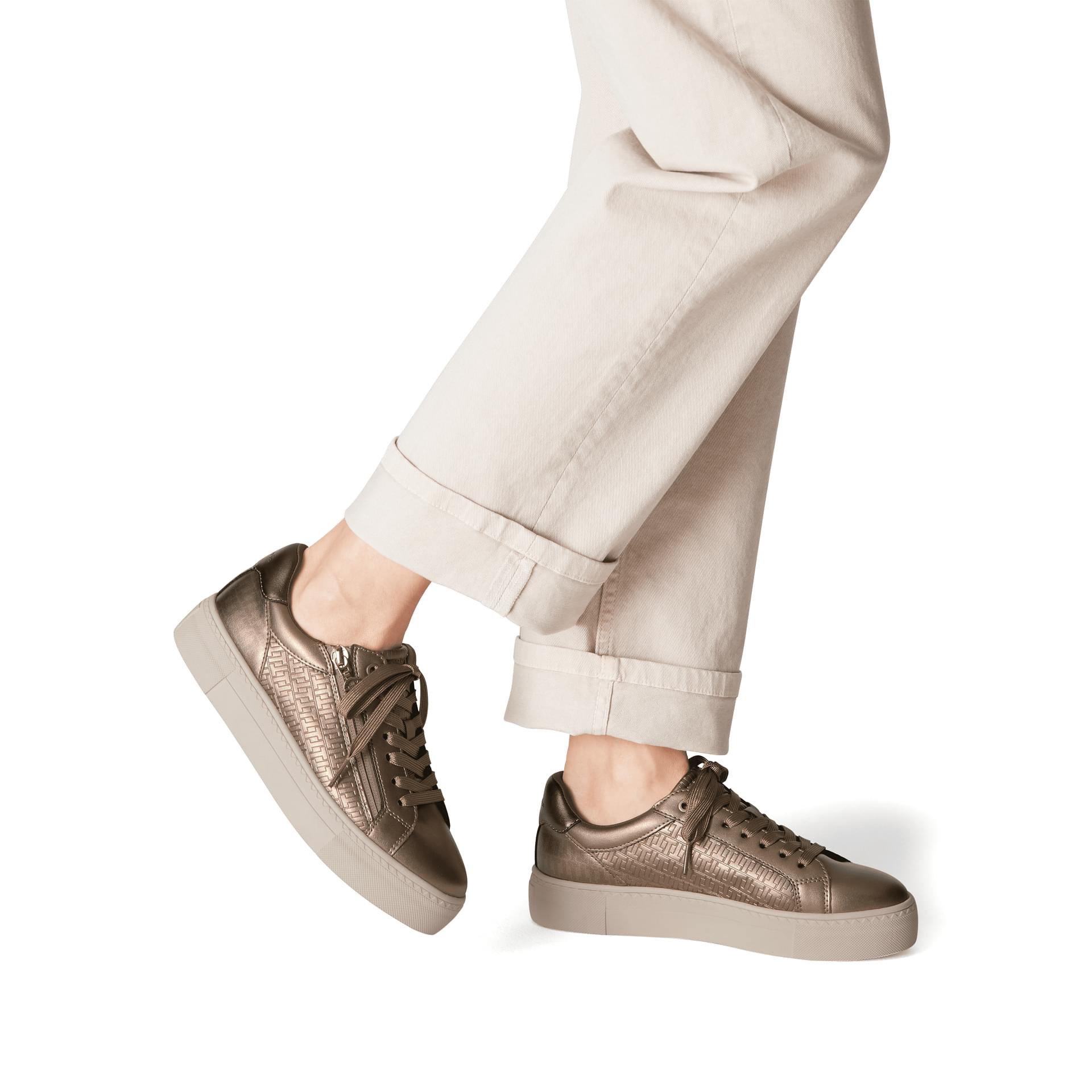 Tamaris Alexia Sneakers 1-23313-41 in Taupe Comb