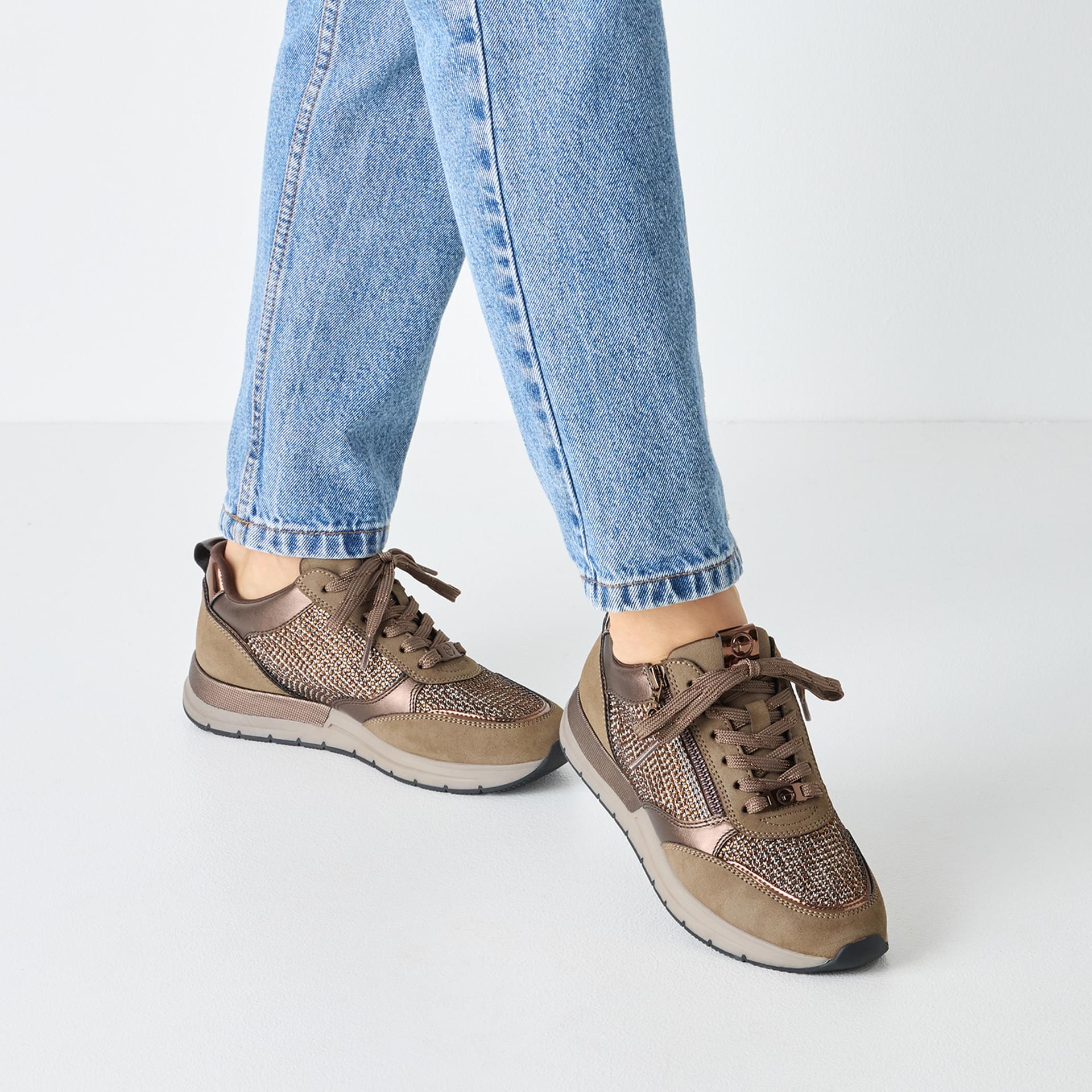 Tamaris Almina Sneakers 1-23832-44 in Copper Glam