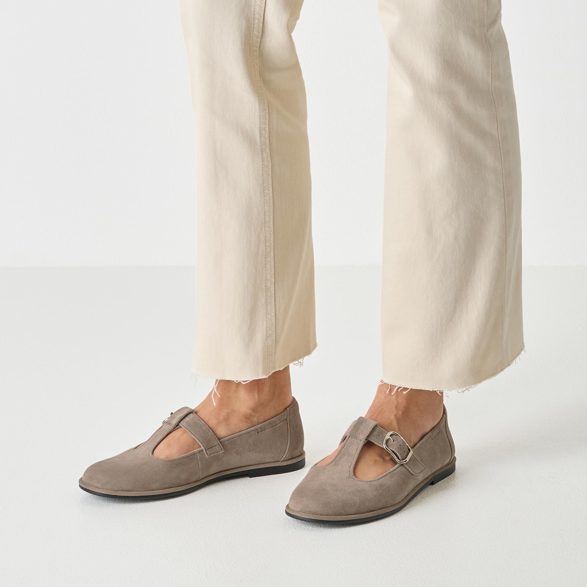 Tamaris Camillia Ballerinas 1-22123-46 in Taupe