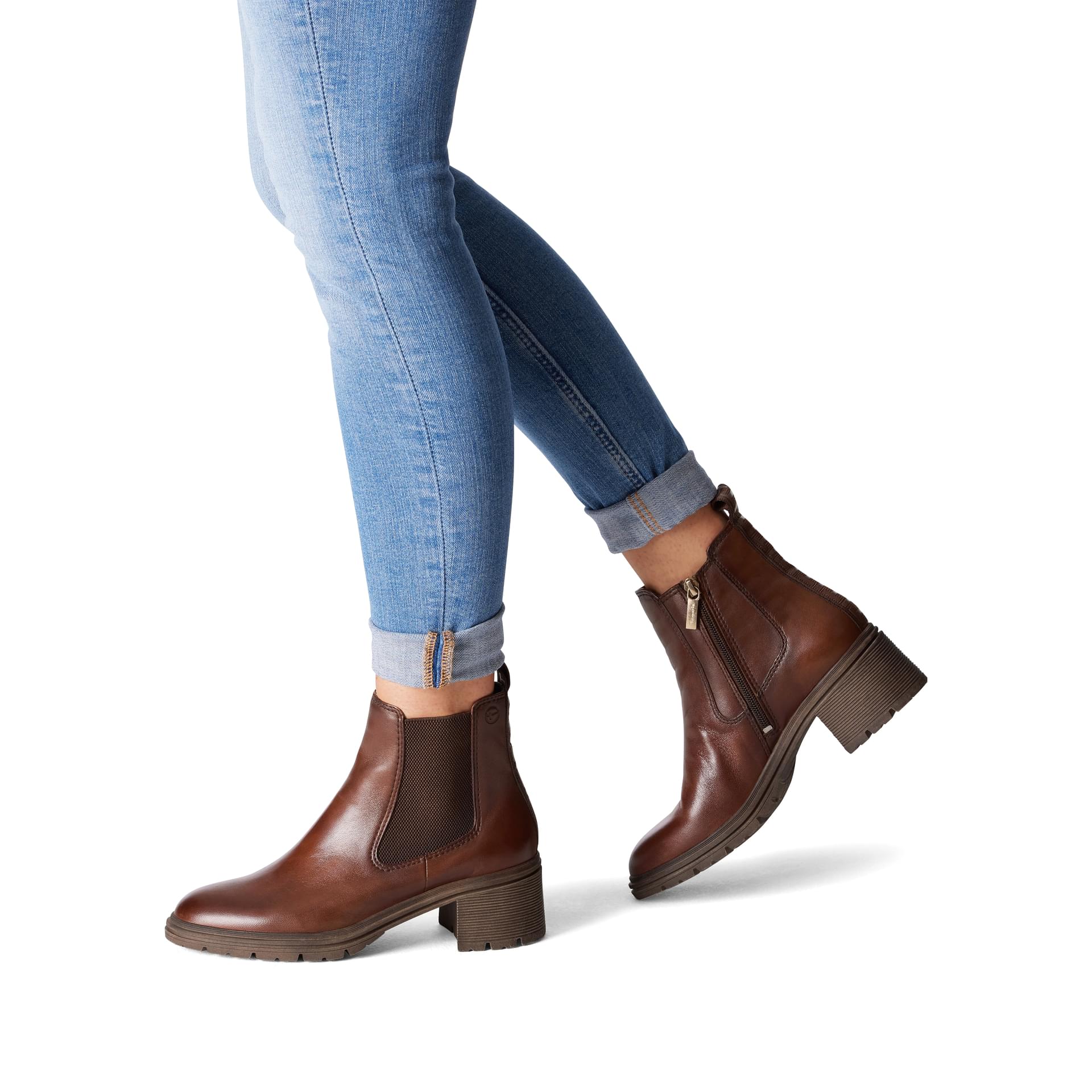 Tamaris Carolin Chelsea Boots 1-25456-43 in Muscat