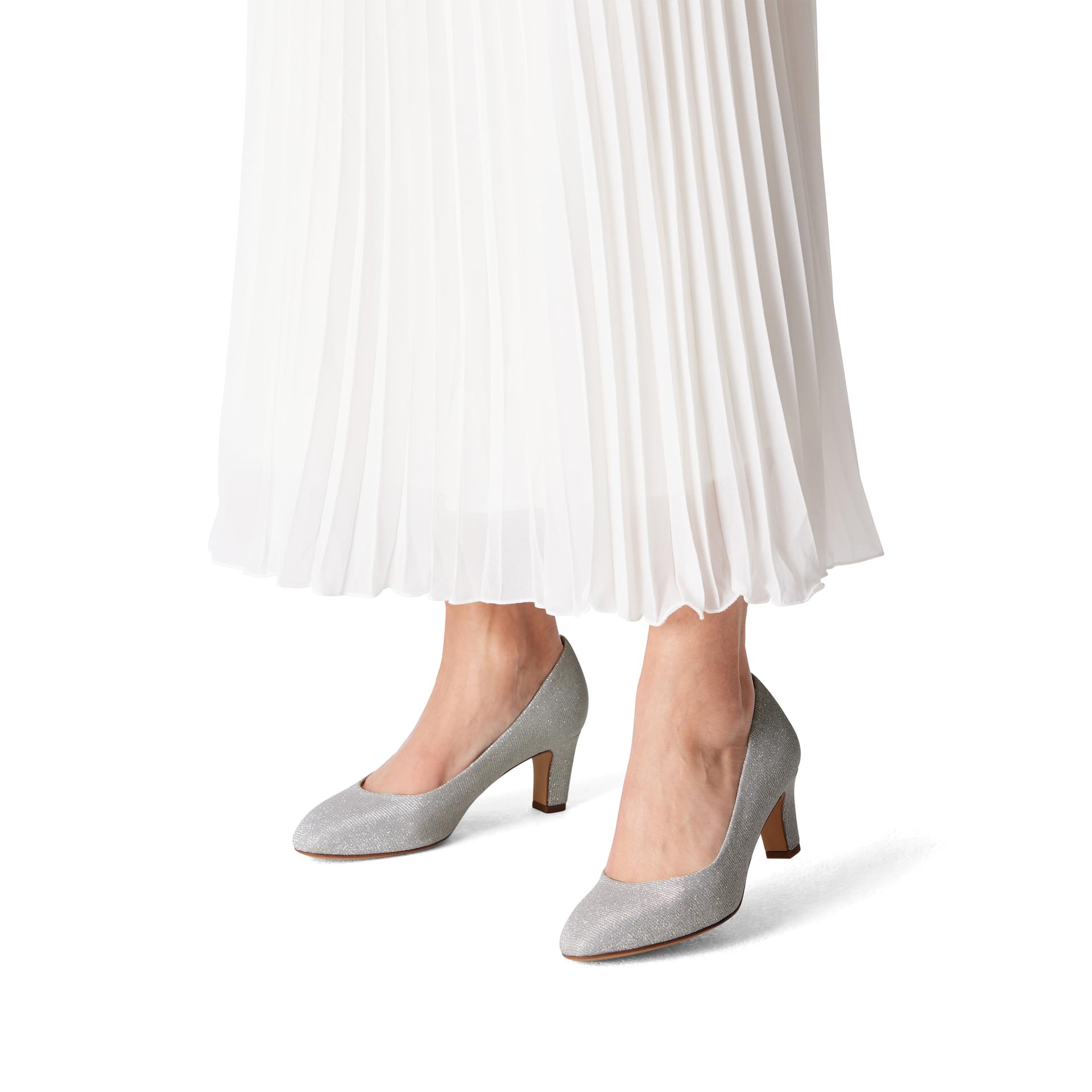 Tamaris Daenerys Heels 1-22418-41 in Silver Glam