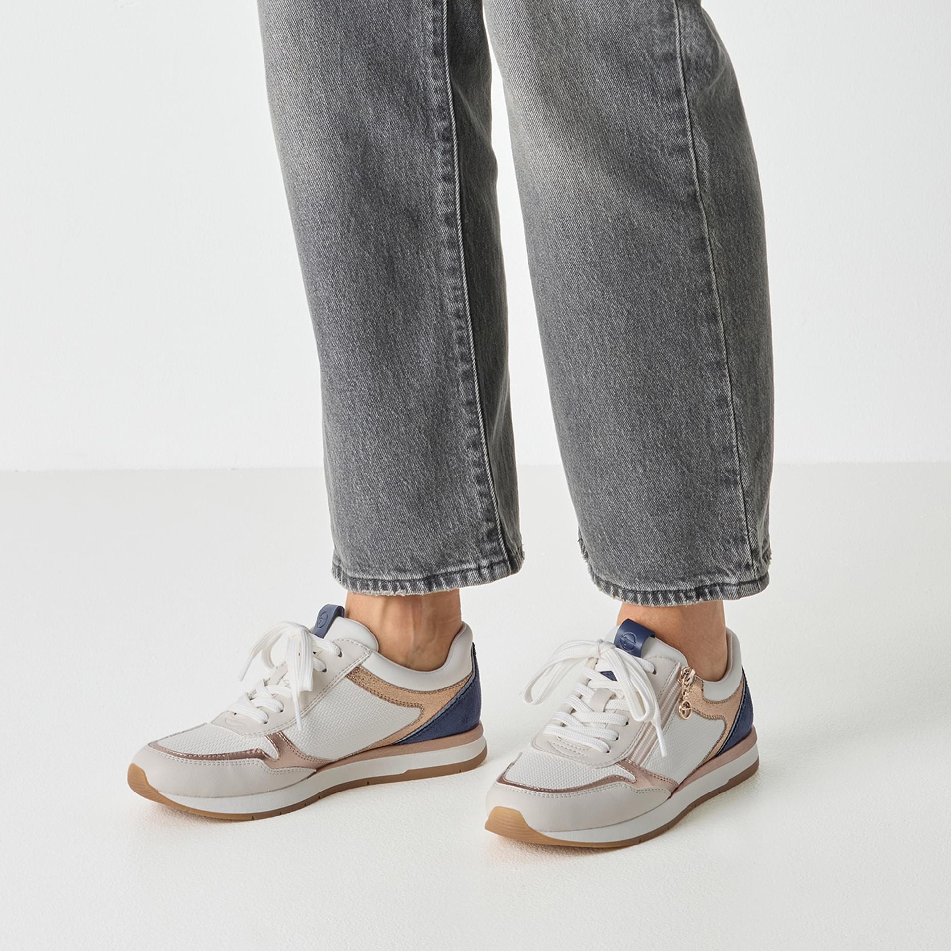 Tamaris Daki Sneakers 1-23613-46 in White Comb