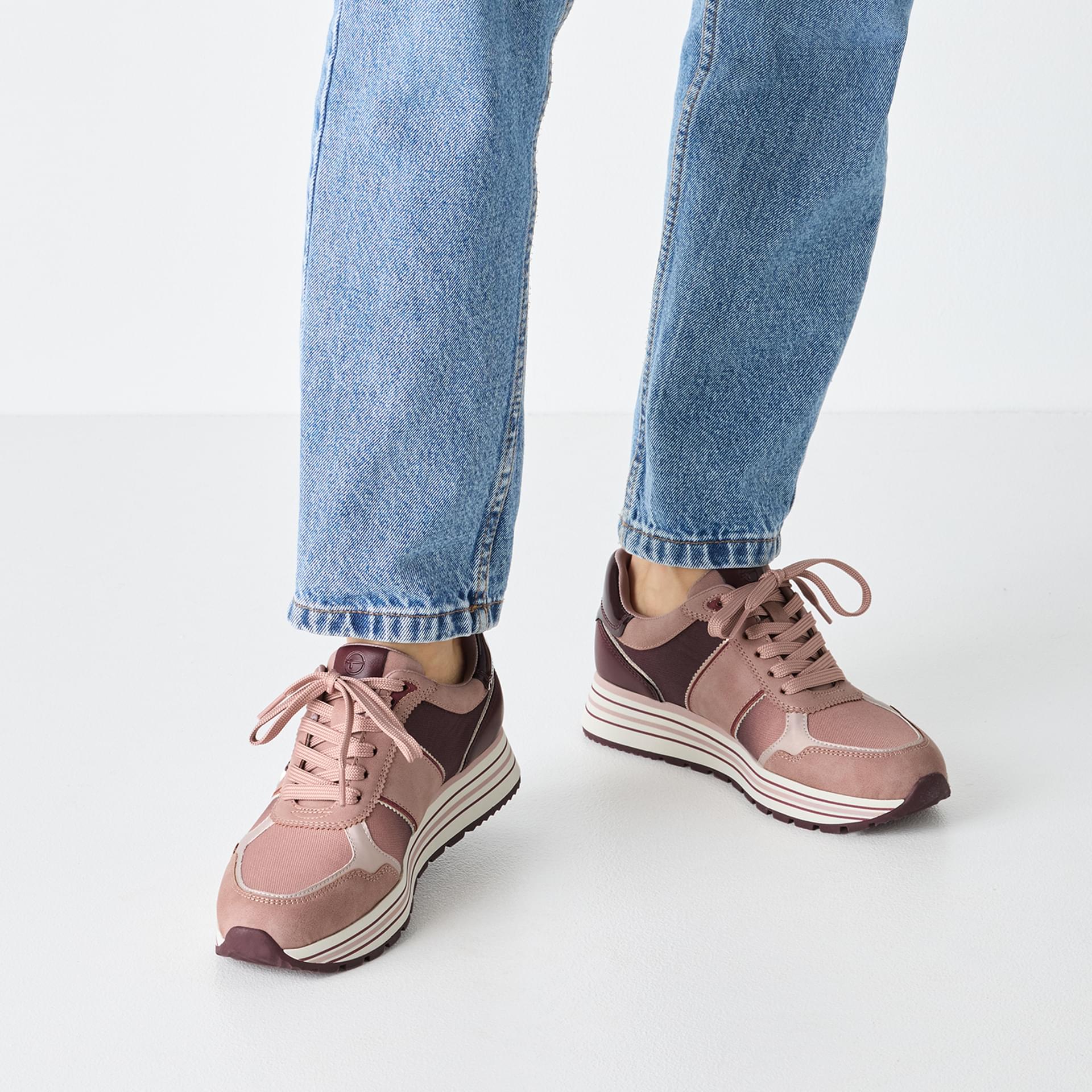 Tamaris Daki Sneakers 1-23727-42 in Old Rose Comb