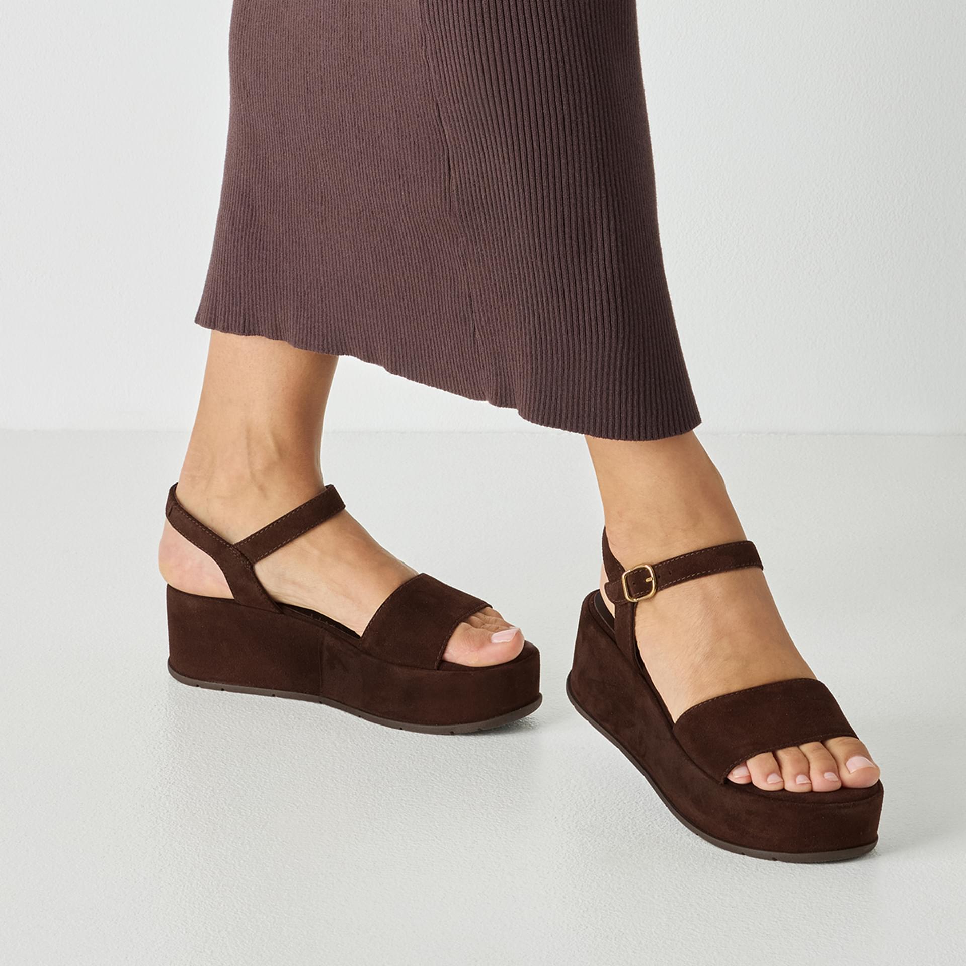 Tamaris Damara Sandales 1-28020-42 in Mocca Suede