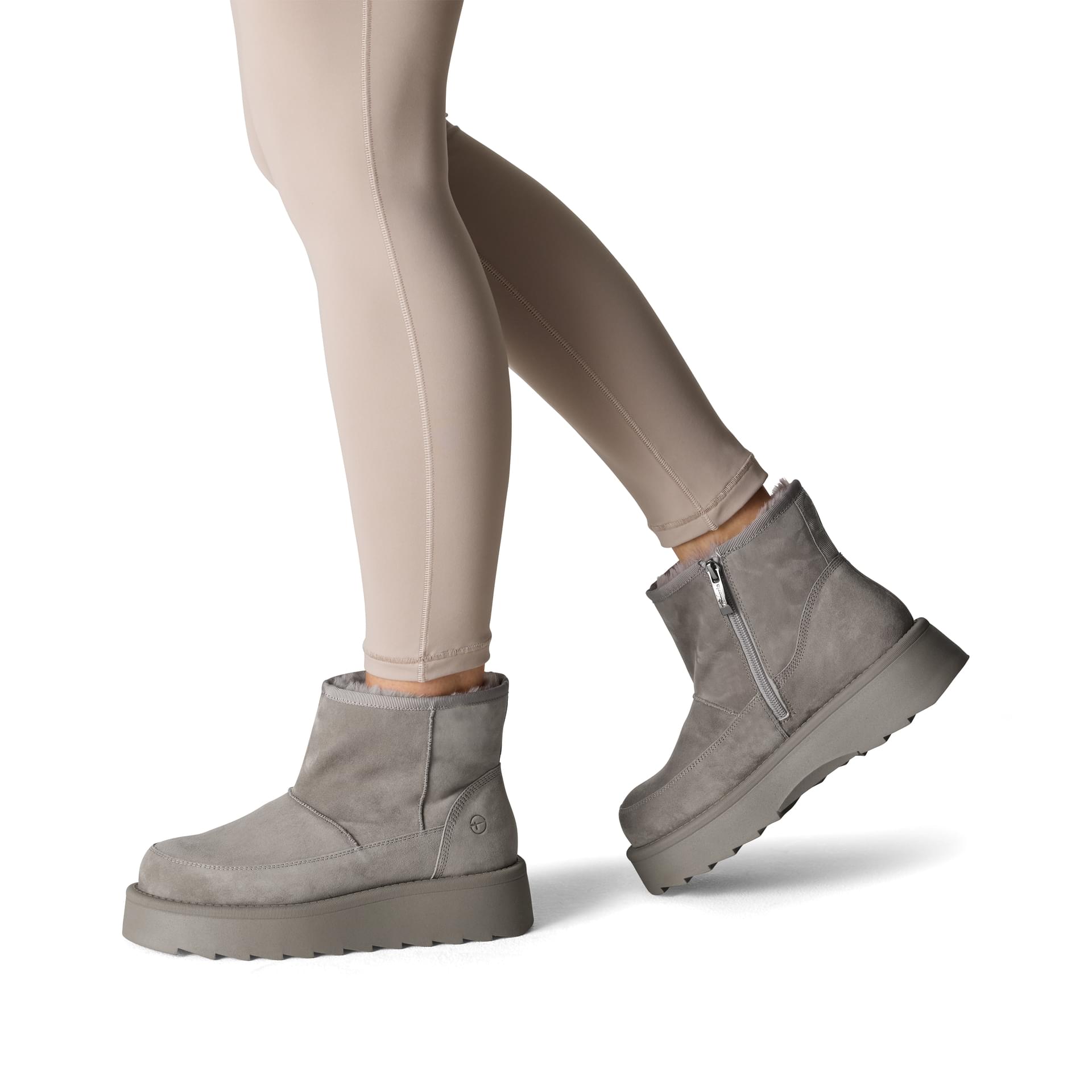 Tamaris Dionysia Enkellaarsjes 1-26818-43 in Grey