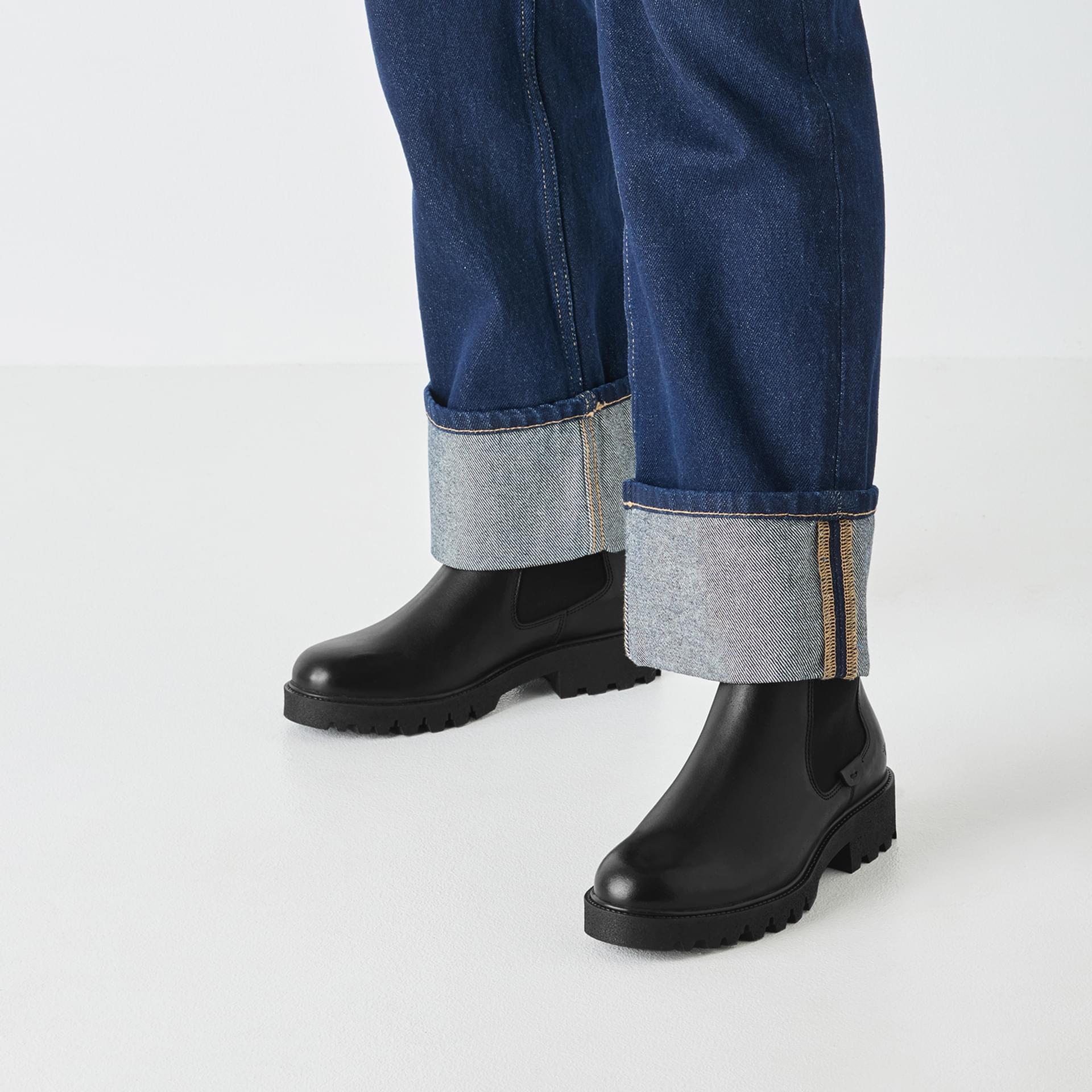 Tamaris Elfina Chelsea Boots cuir in Black (SKU 1-25448-45--001)