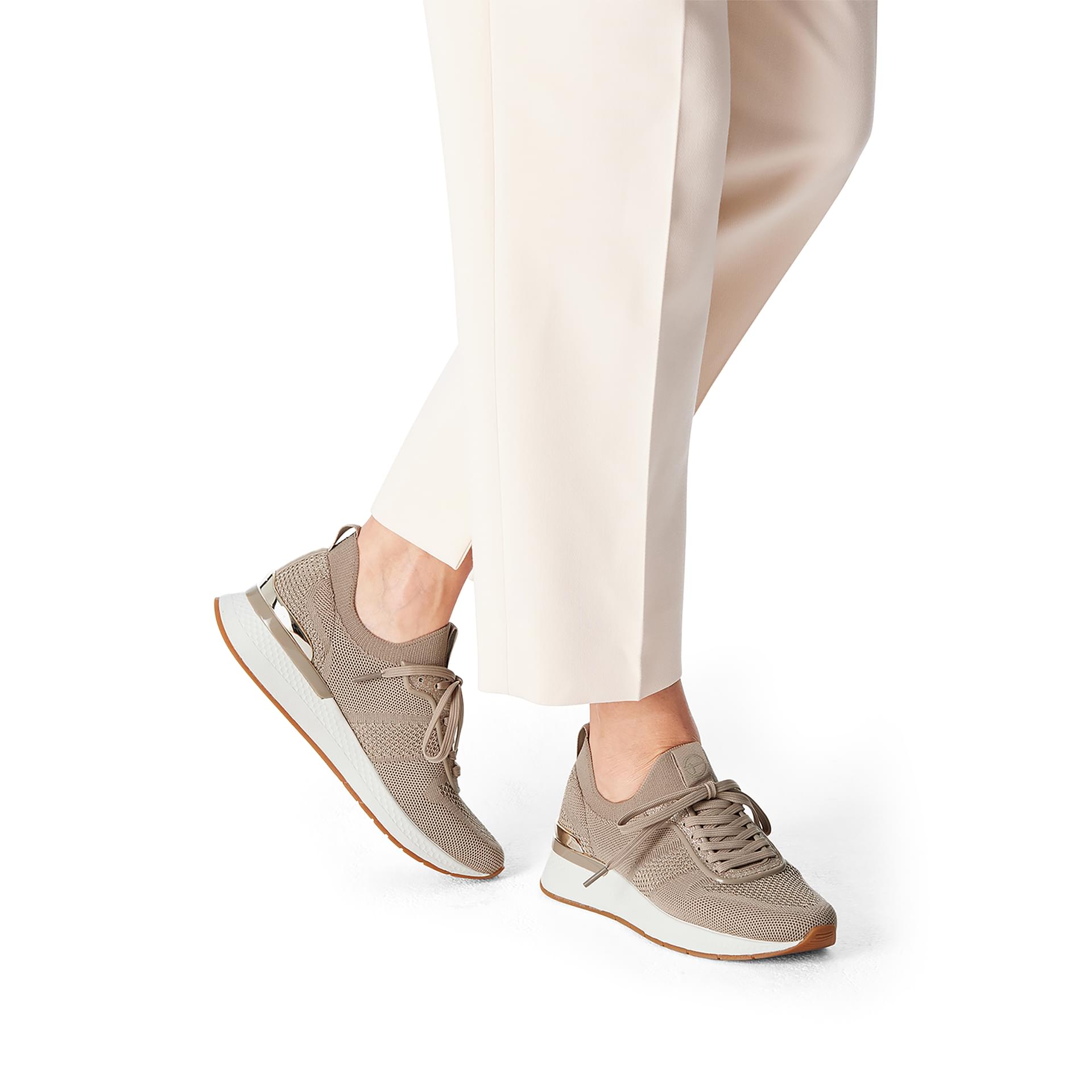 Tamaris Jamsil Sneakers 1-23712-42 in Ivory Metallic