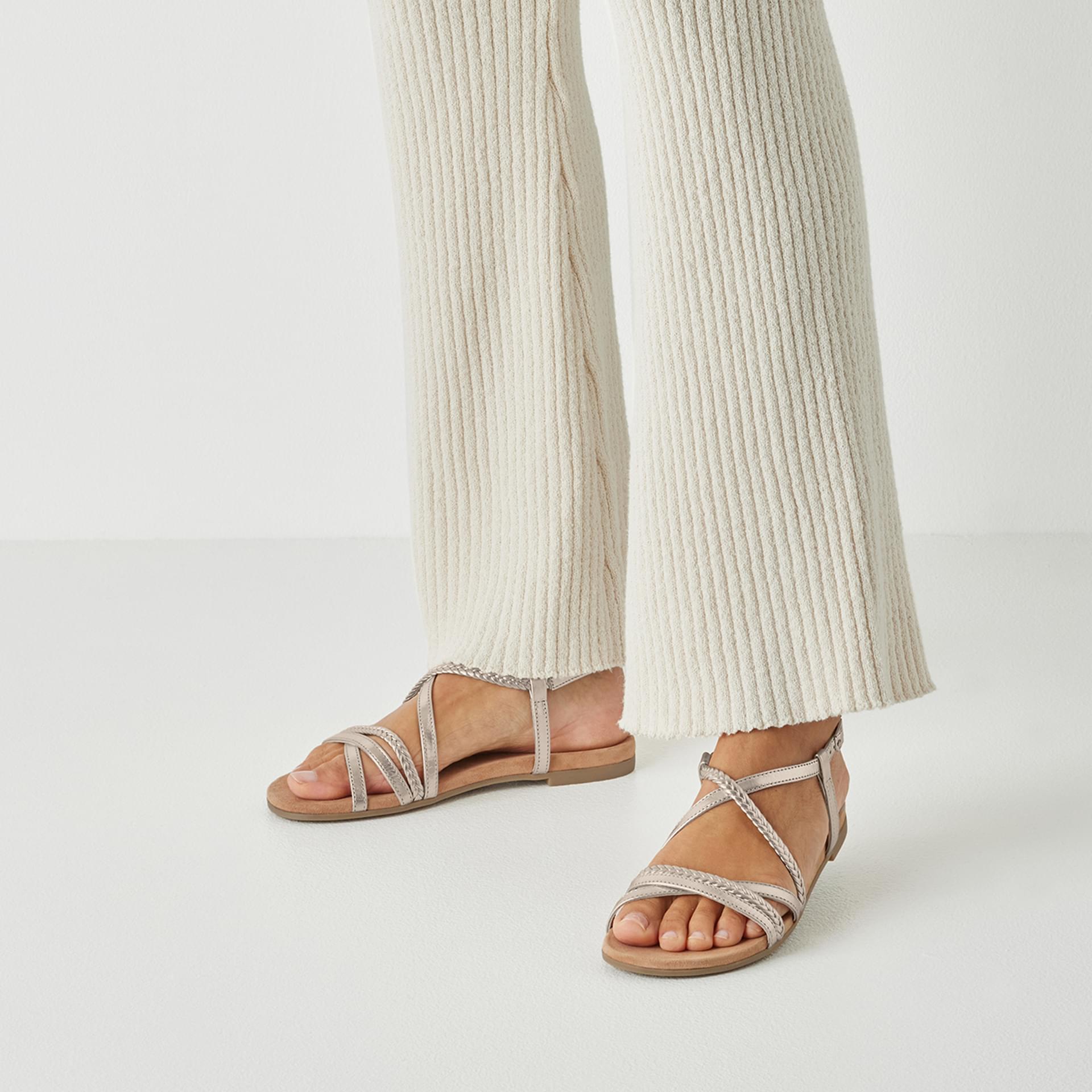 Tamaris Jetty Sandalen 1-28130-46 in Champagne Comb