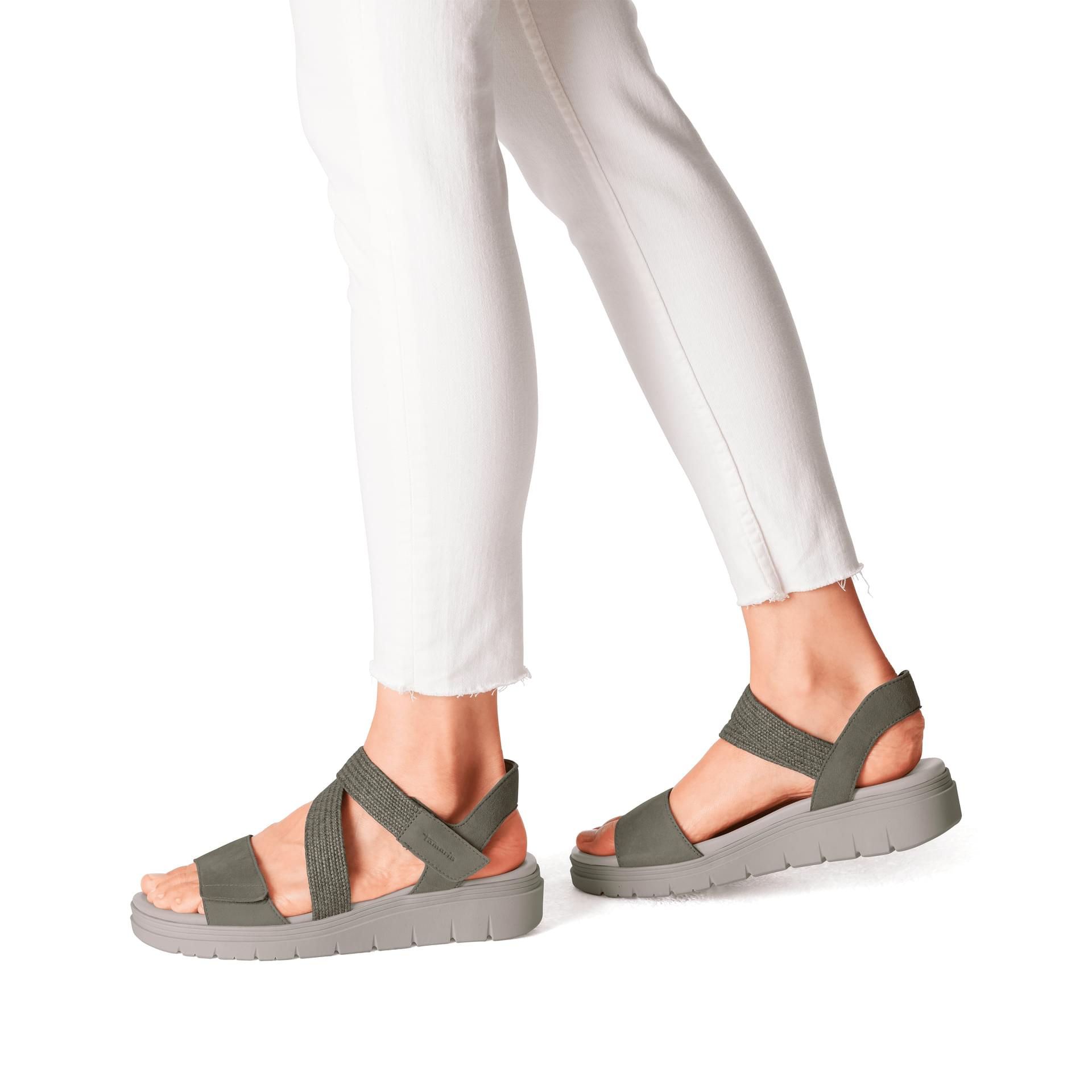 Tamaris Karlie Sandals 1-28241-42 in Sage